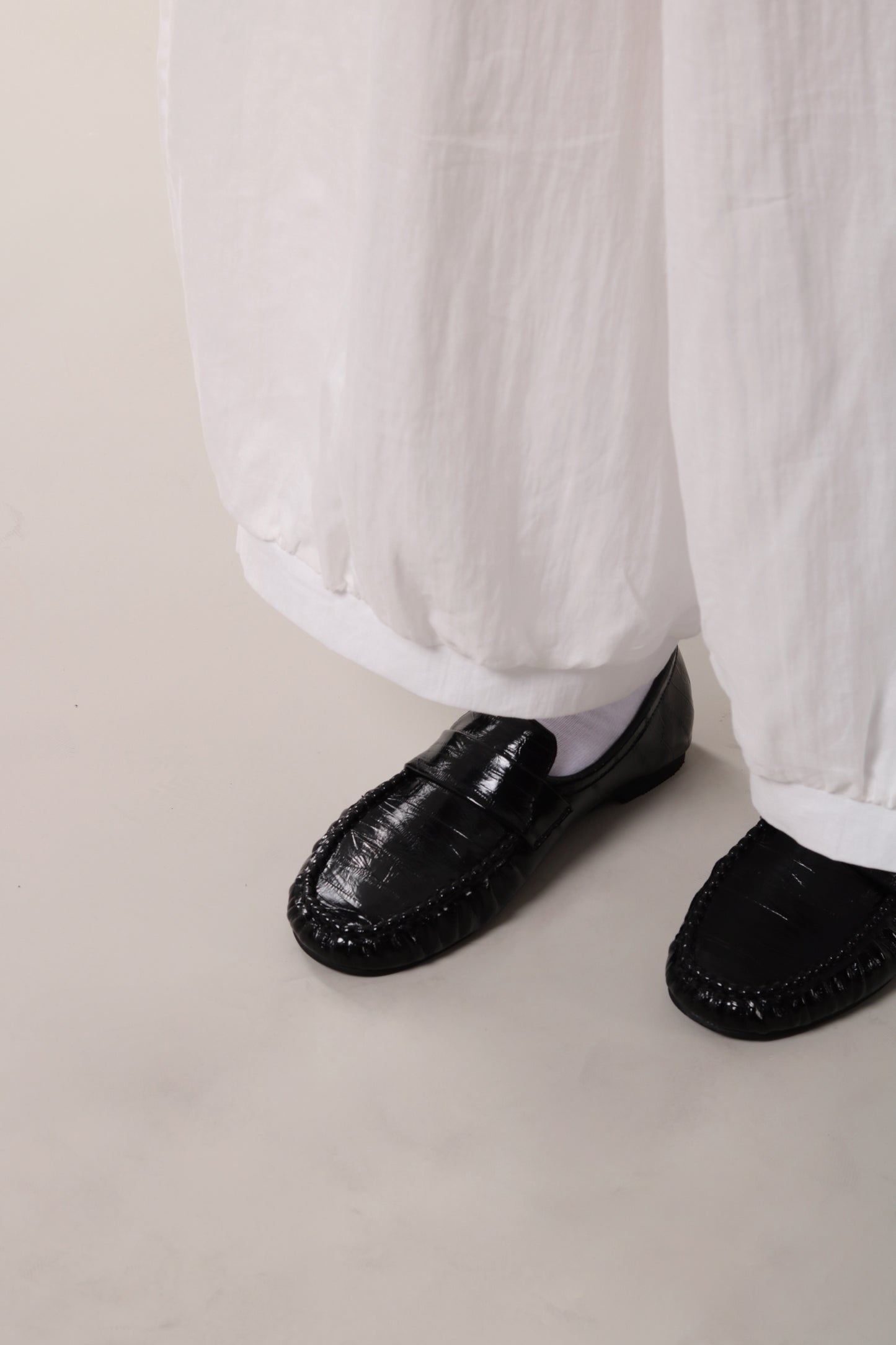 Vintage Crinkled Loafers