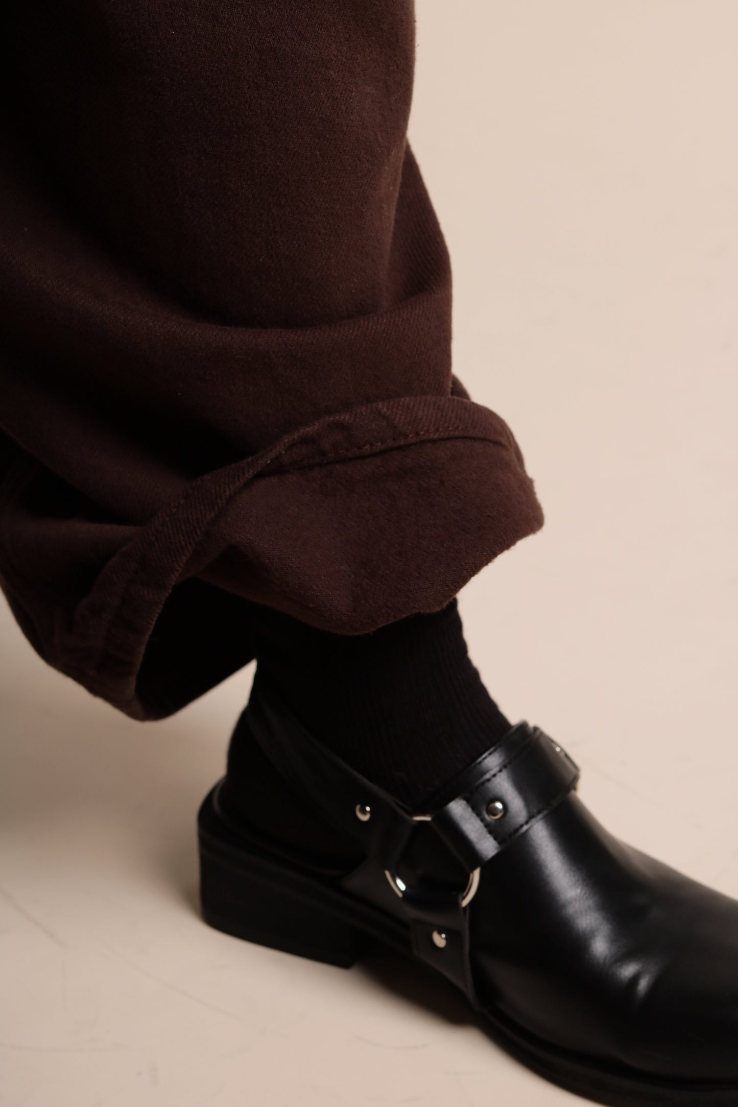 Nolan Pleat Pants (Brown)