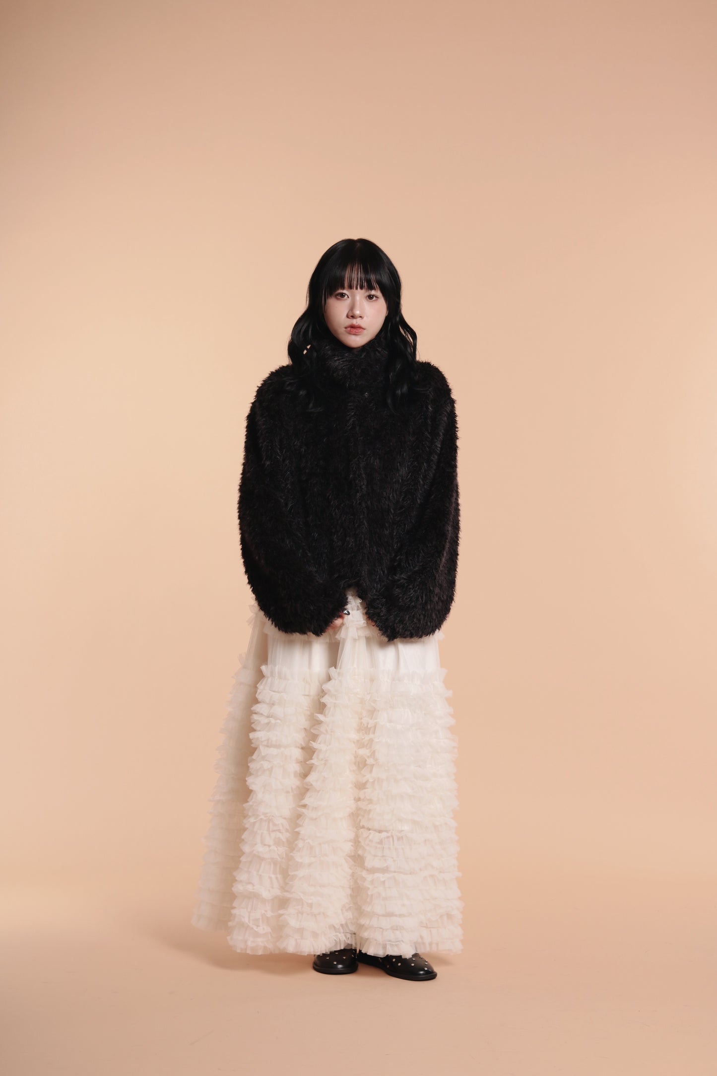 Doll Ruffle Lace Skirt (Ivory)