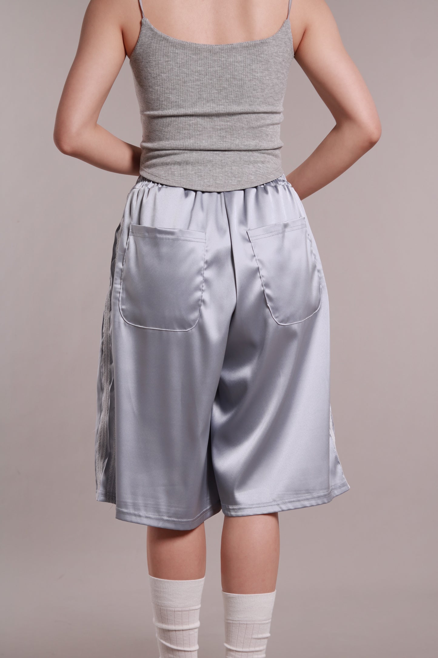 Sporty Lace Shorts (Sky)