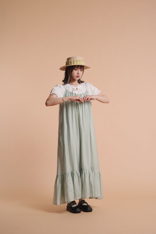 Doll Flora Dress (Mint)