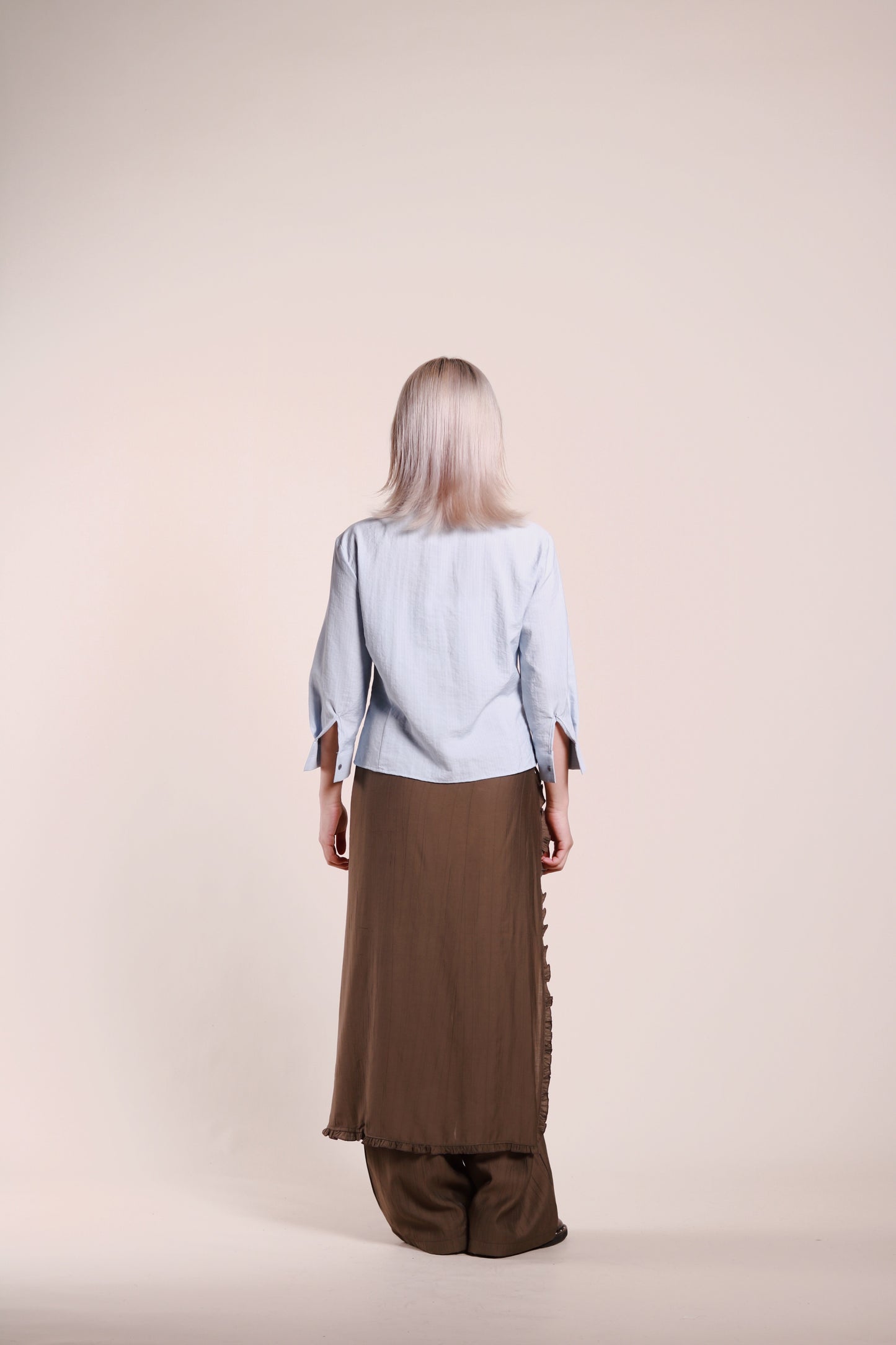 Wanda Layered Pants (Brown)