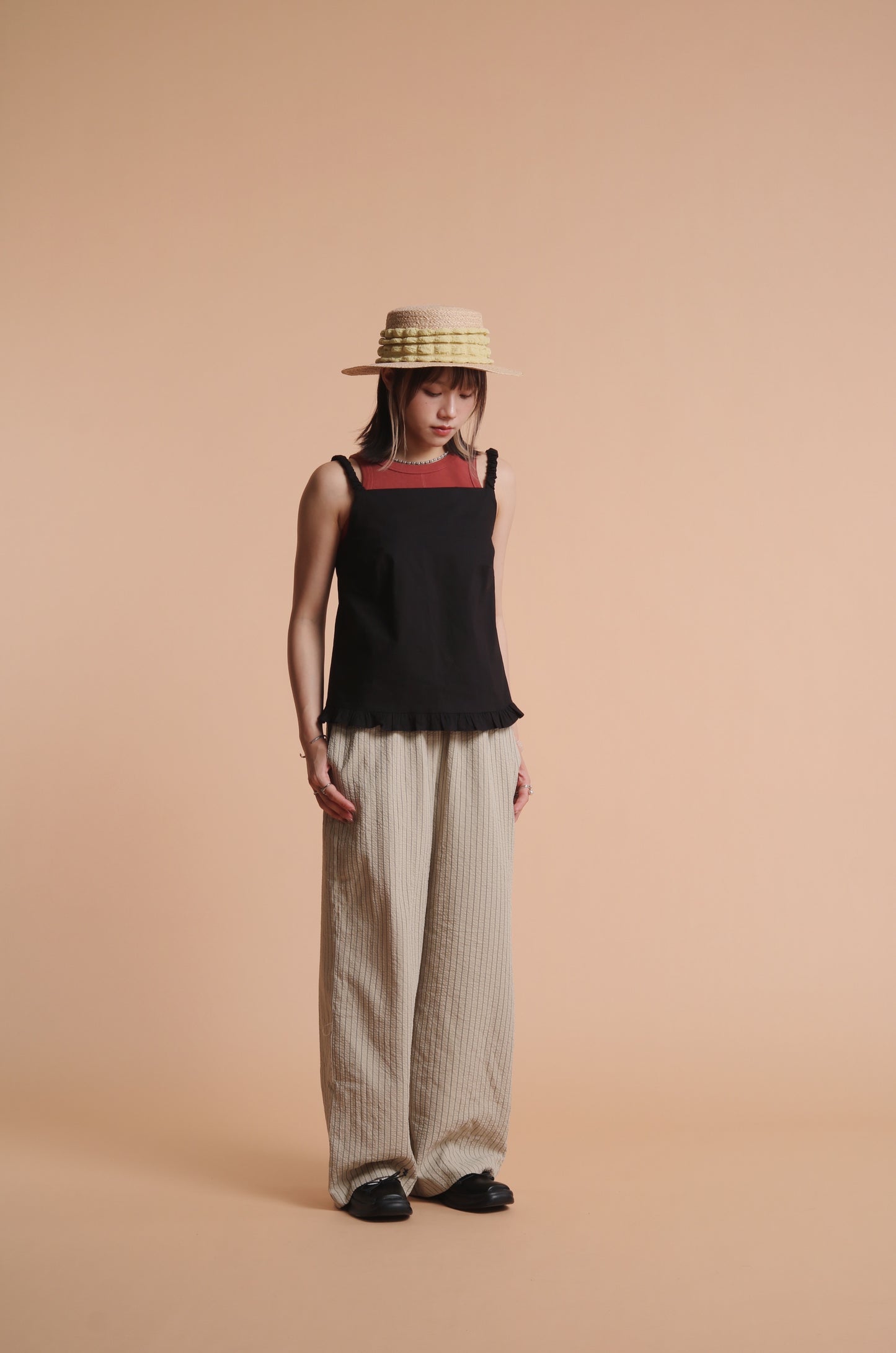 Striped Lazy Pants (Green)