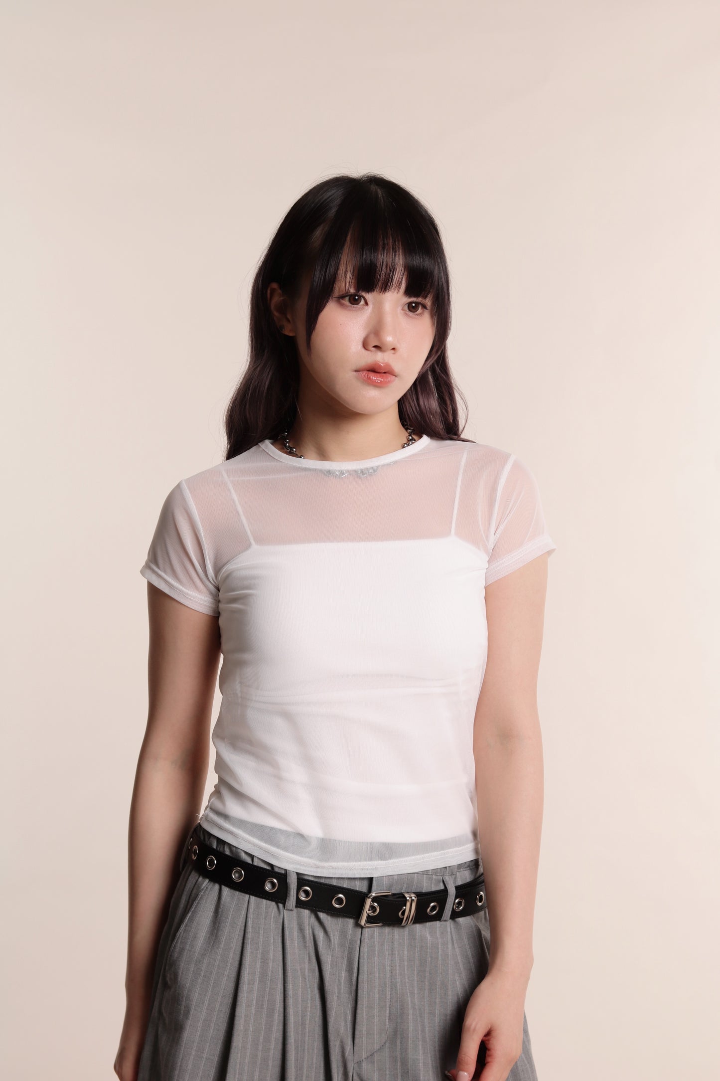 Summer See Through Tee (White)