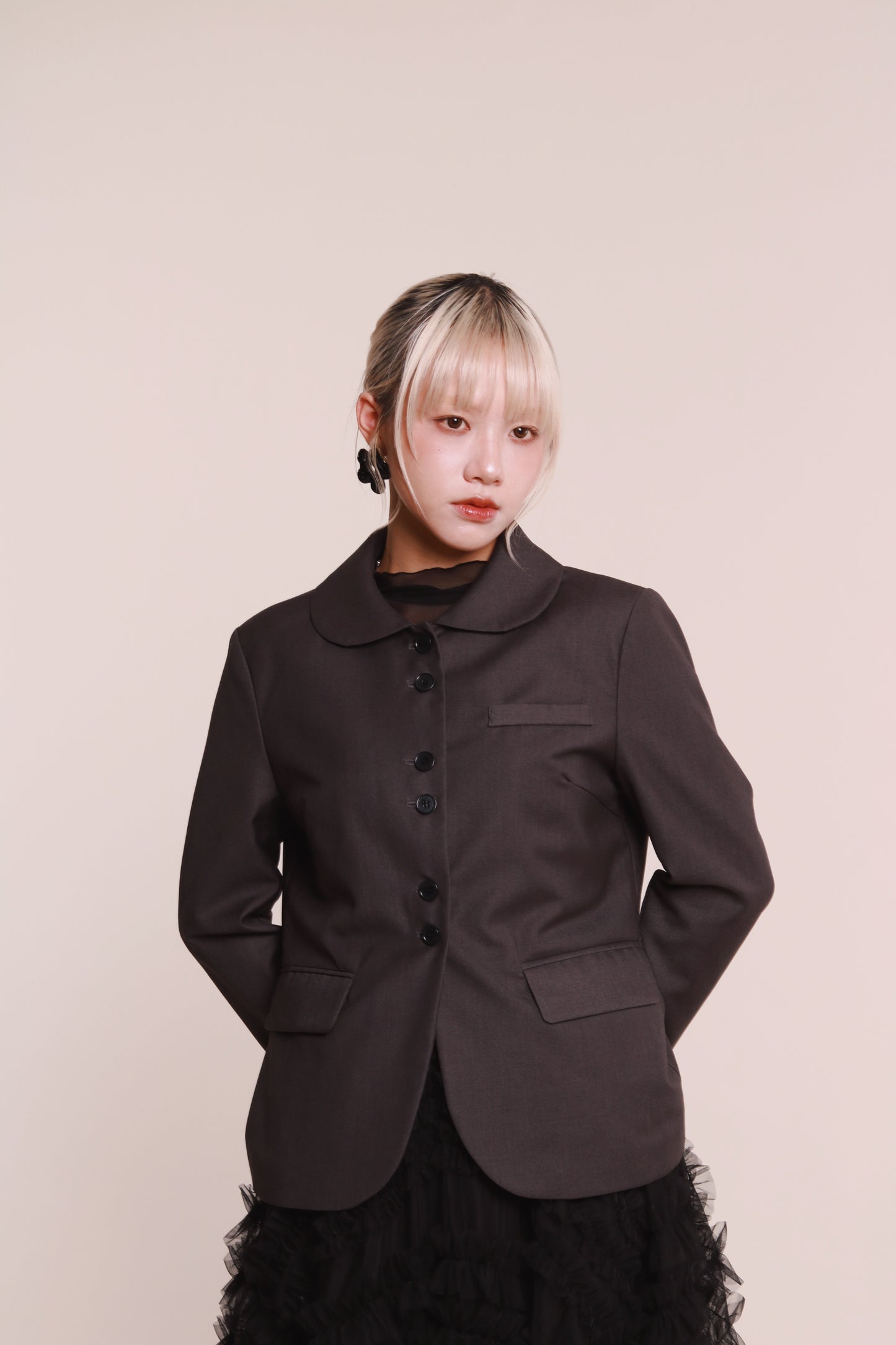 Doll Blazer (Charcoal)