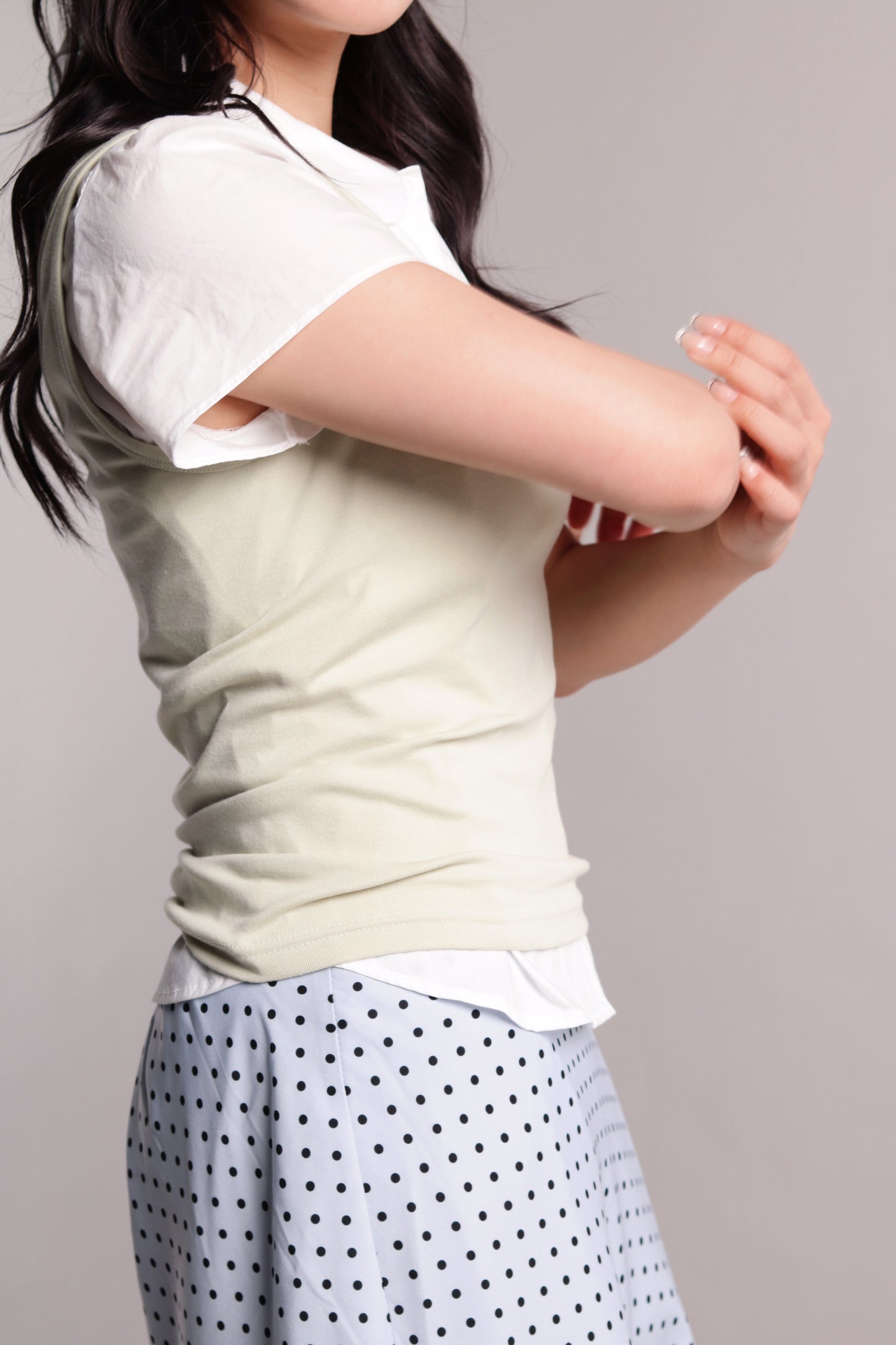 Asymmetric Vest (Matcha)