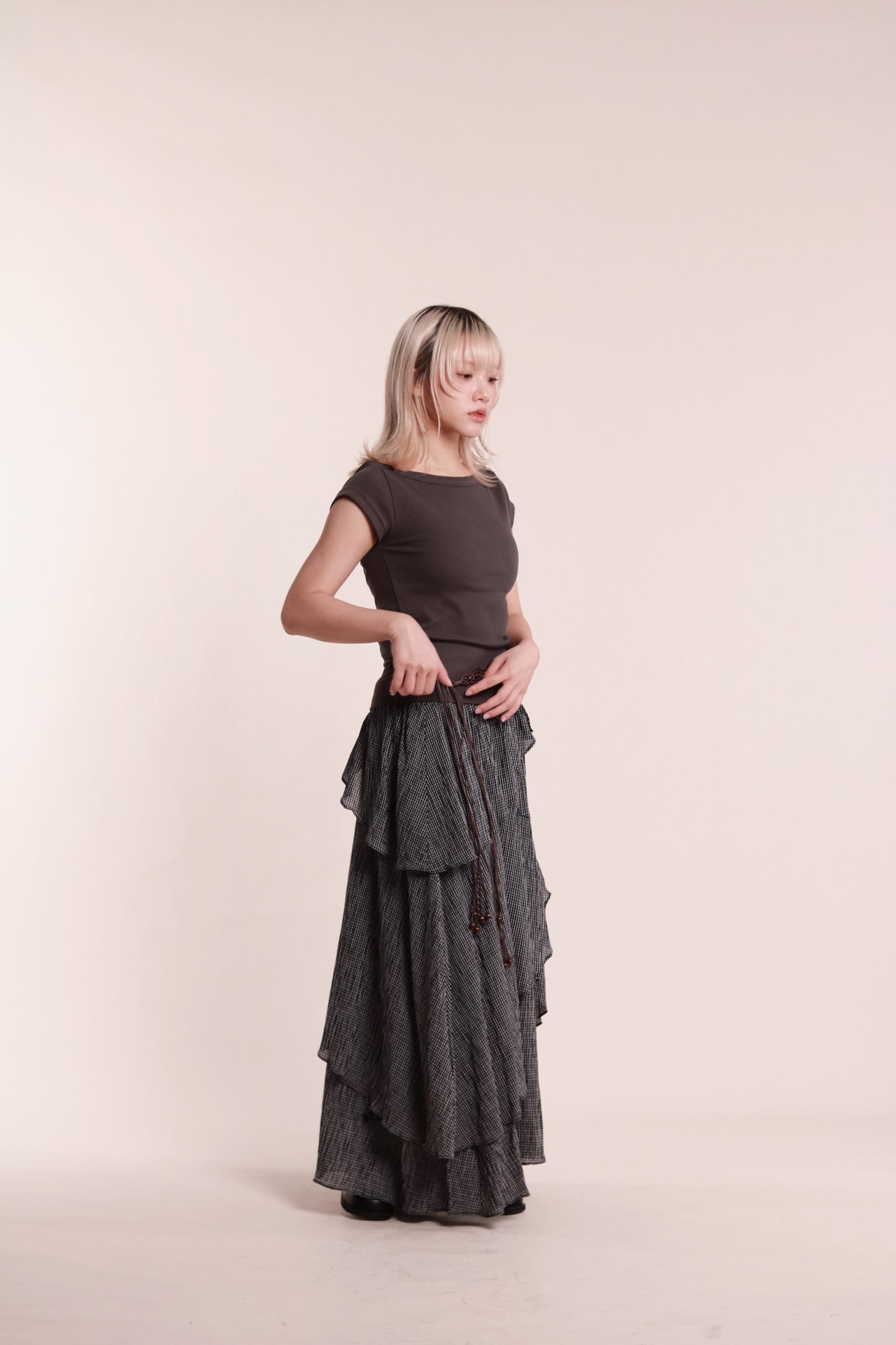 Layered Skirt (Black)