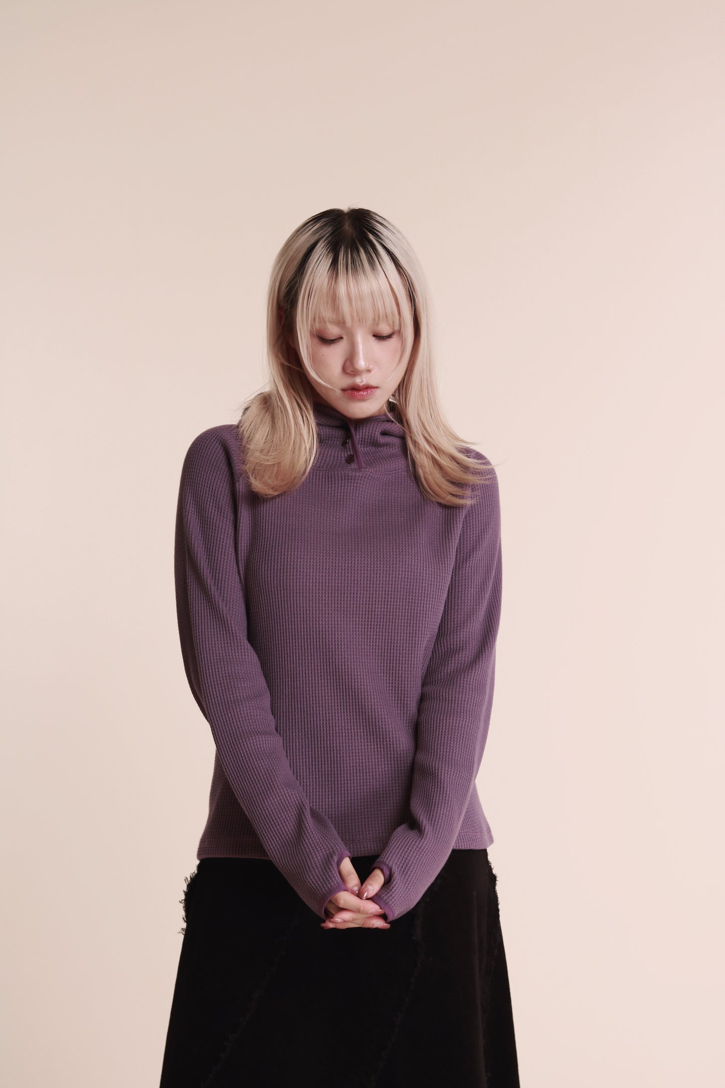 Waffle Boy Top (Purple)