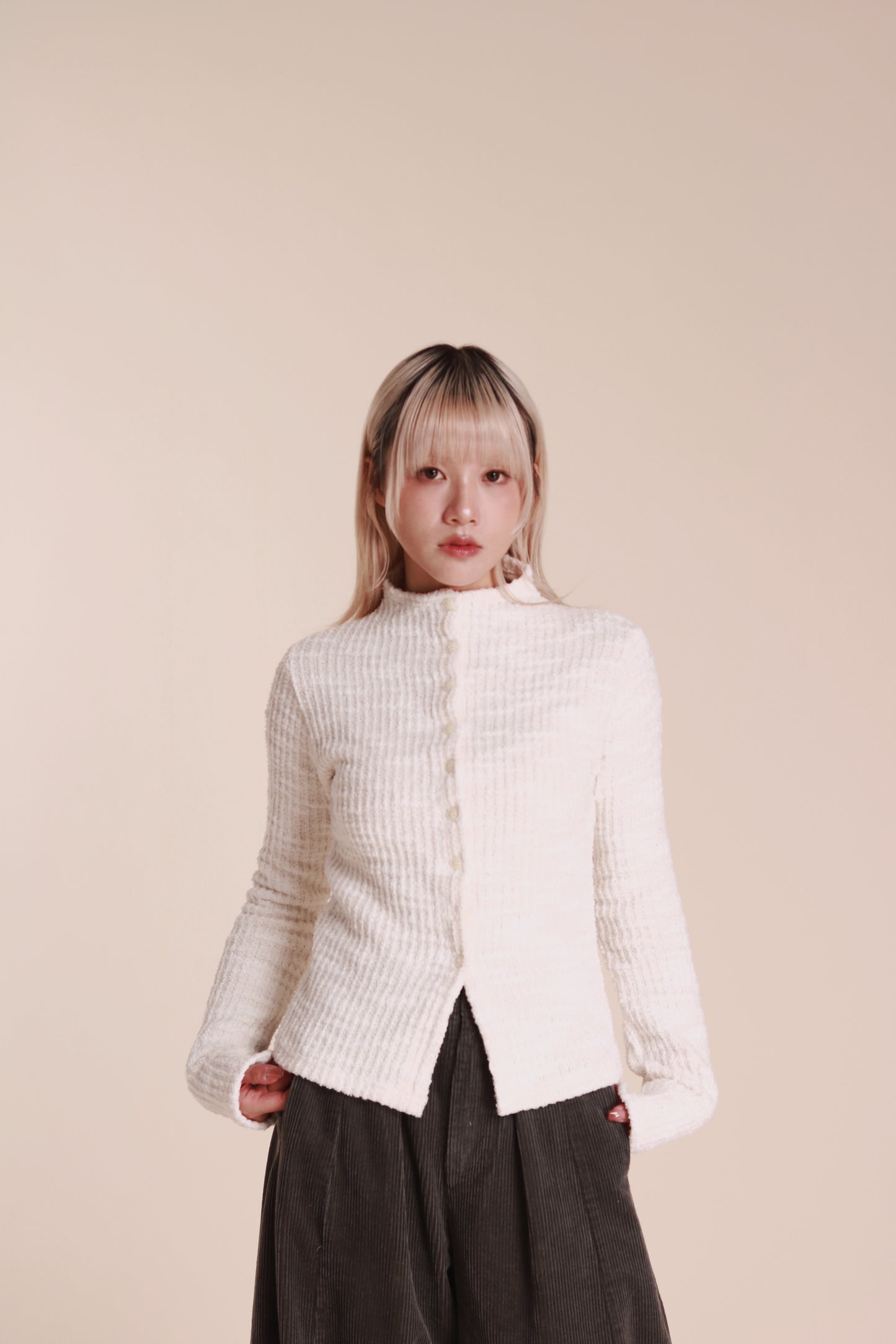 Textured Top (Ivory)