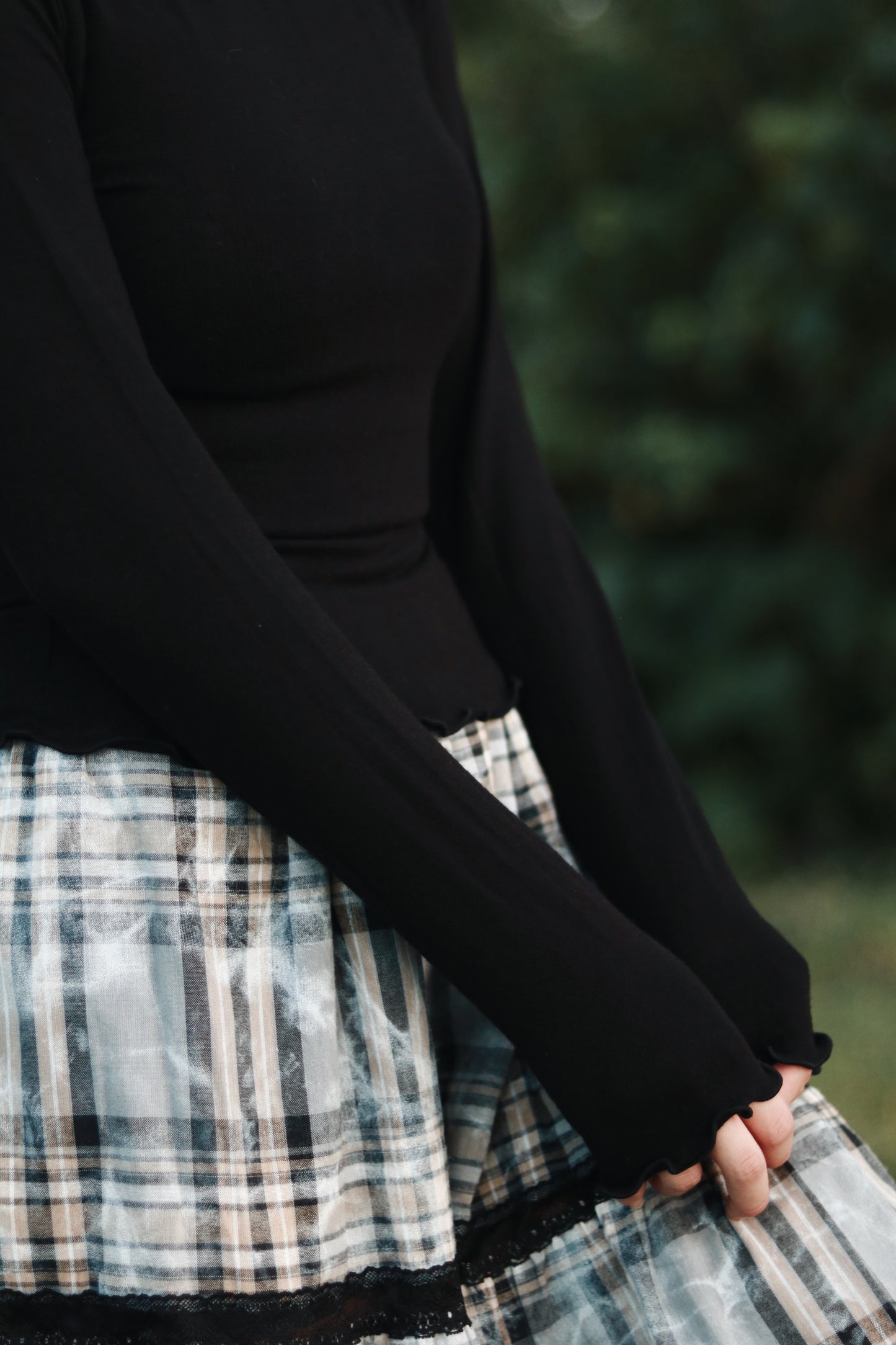 Double Fafa Top (Black)