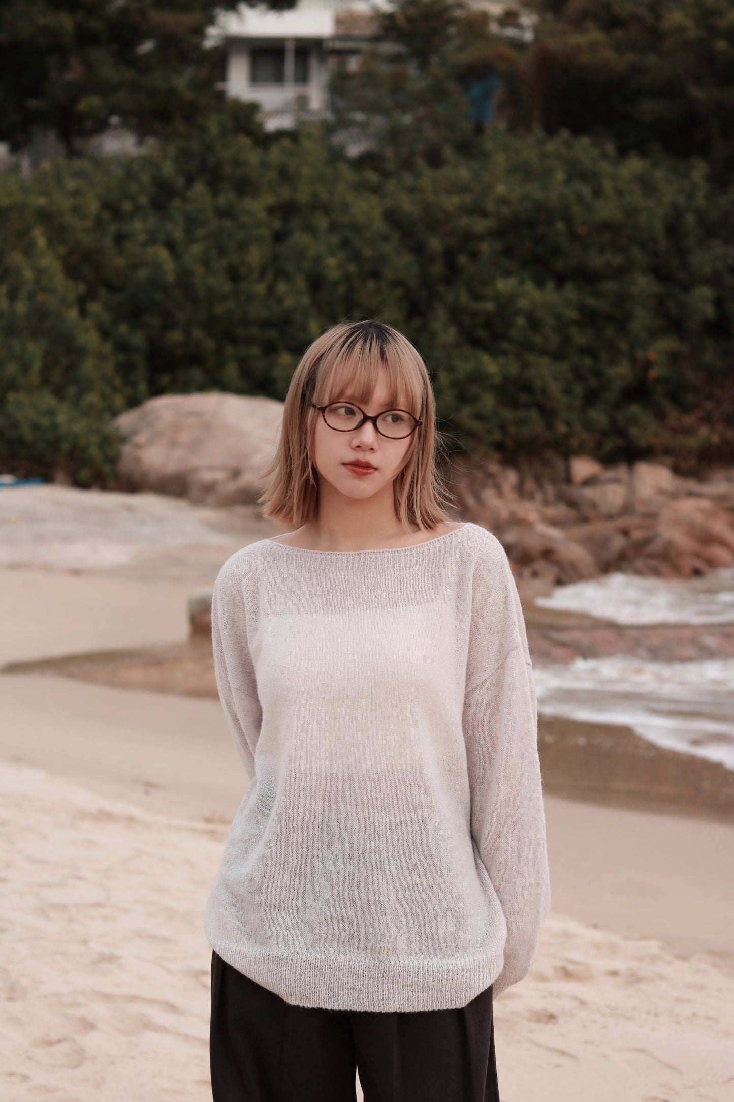 Spring Sweater (Light Grey)