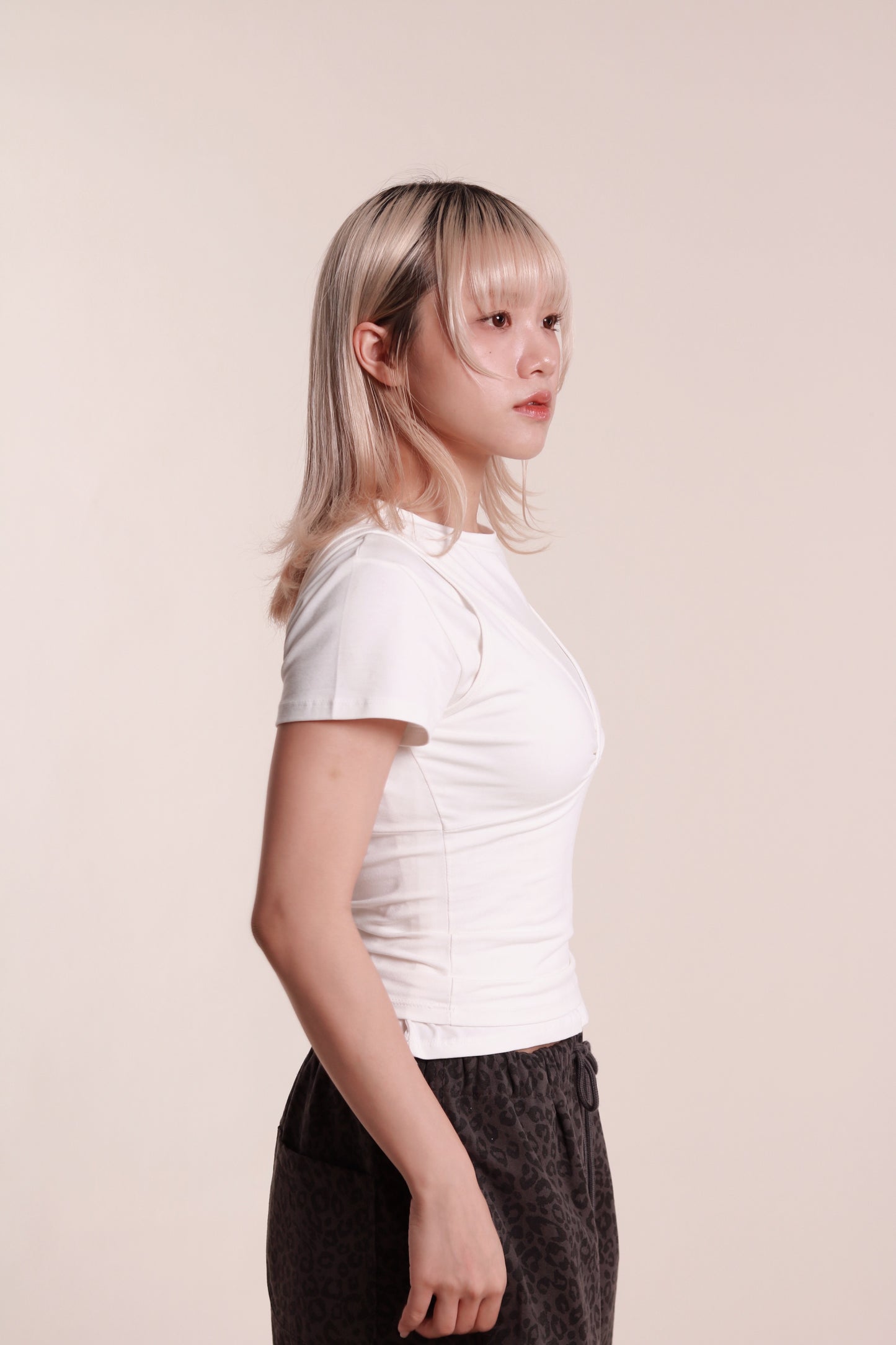 Lyla Tee Set (White)