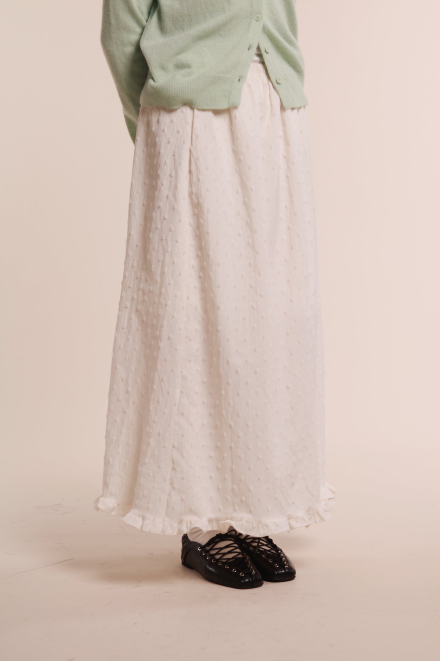 Dot Dot Skirt (Ivory)