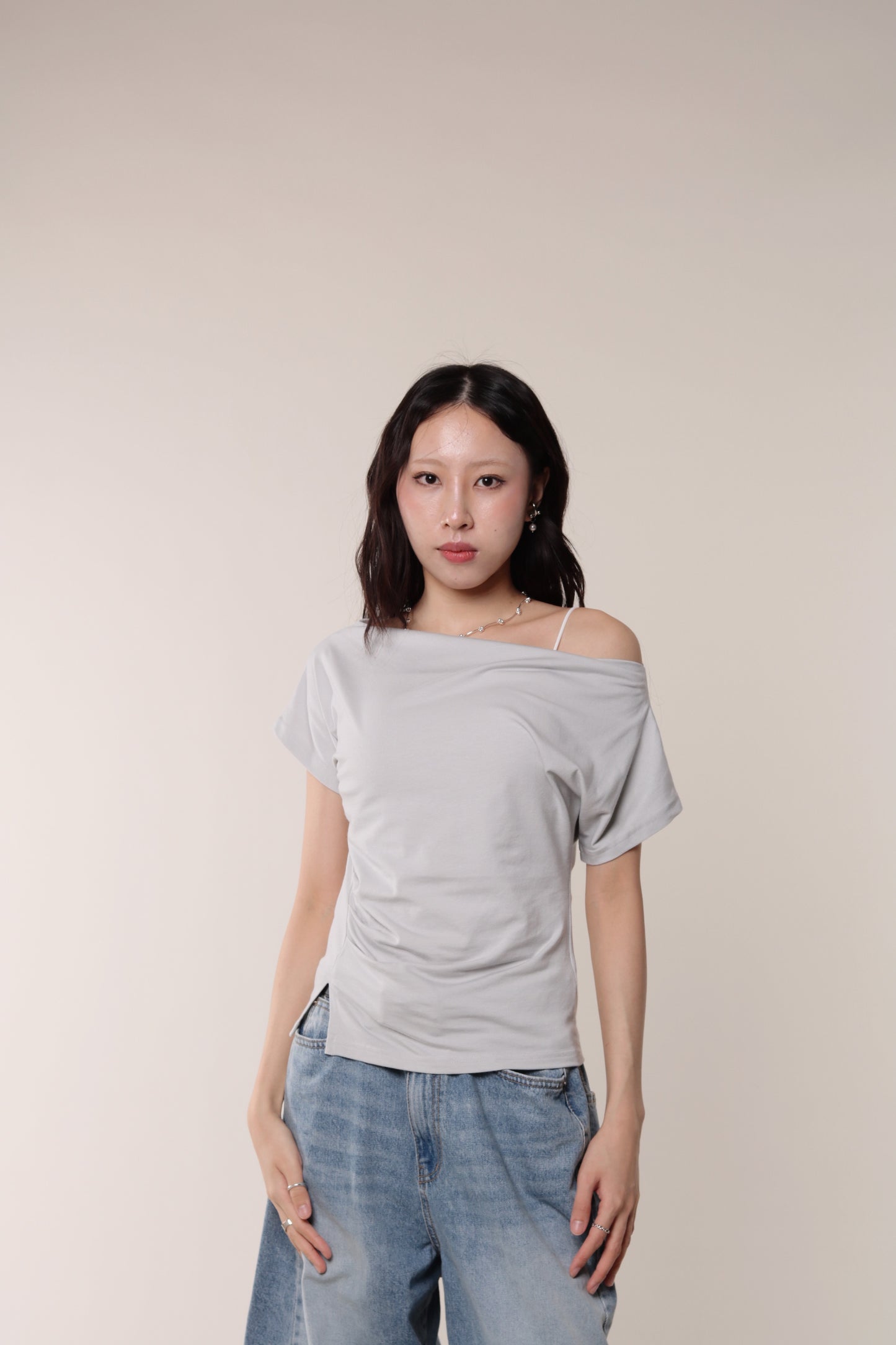 Moira Top (Grey Blue)