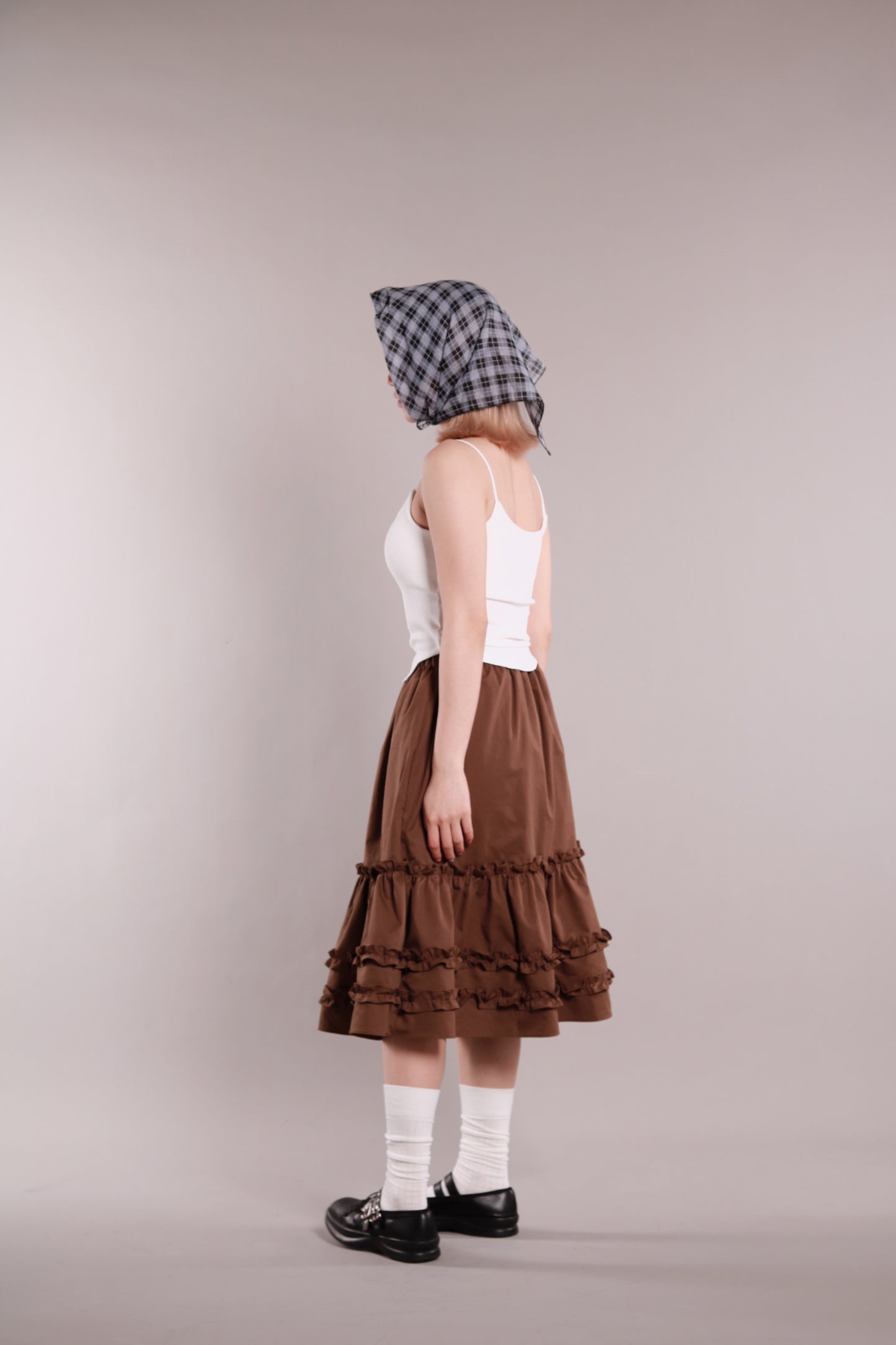 Scoop Bra Top (White)