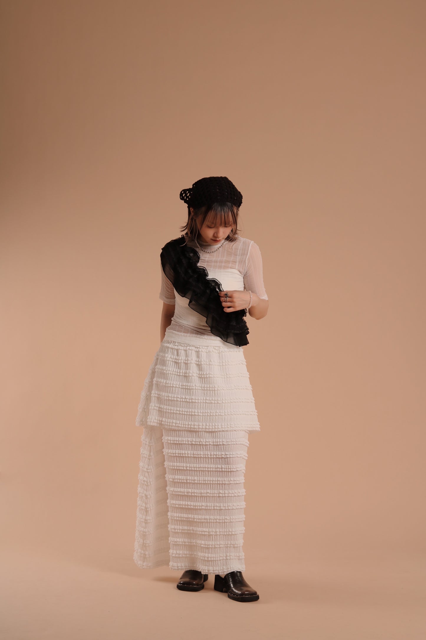 Summer See Through Top (White)