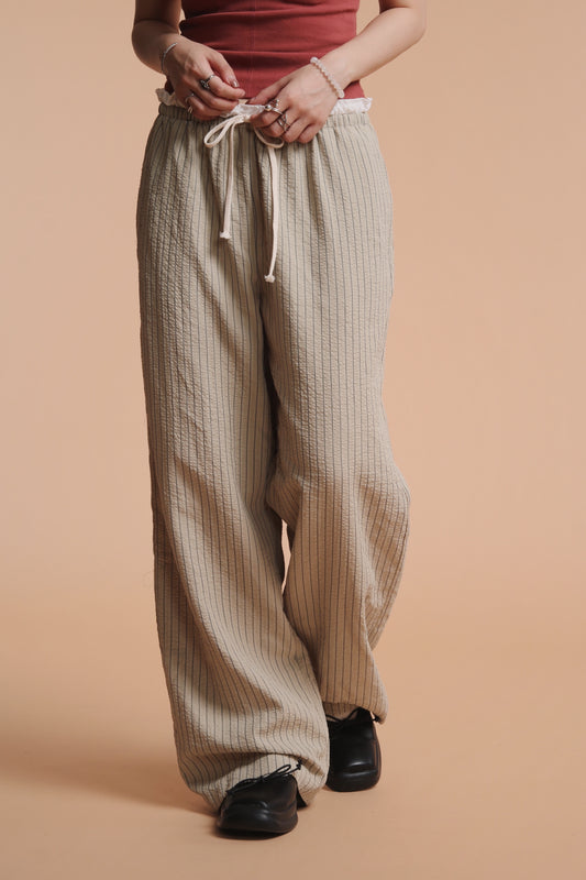 Striped Lazy Pants (Green)