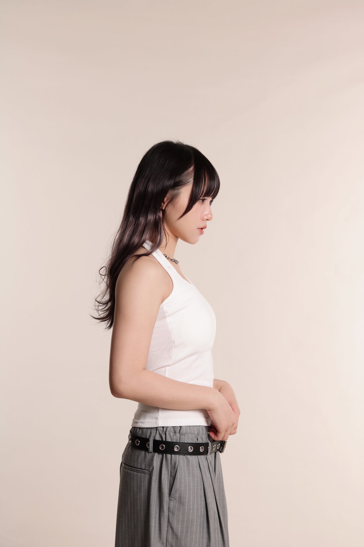 Halter Bra Top (White)