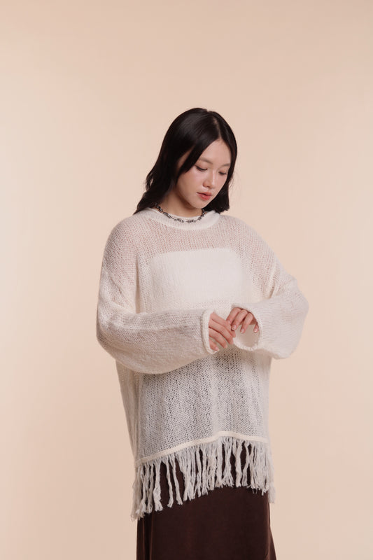 Soso Knit Top (White)