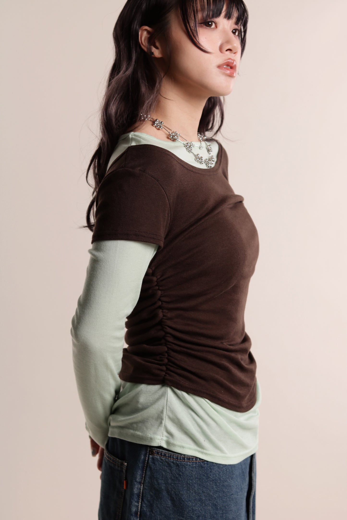 Mila Layered Top (Green)