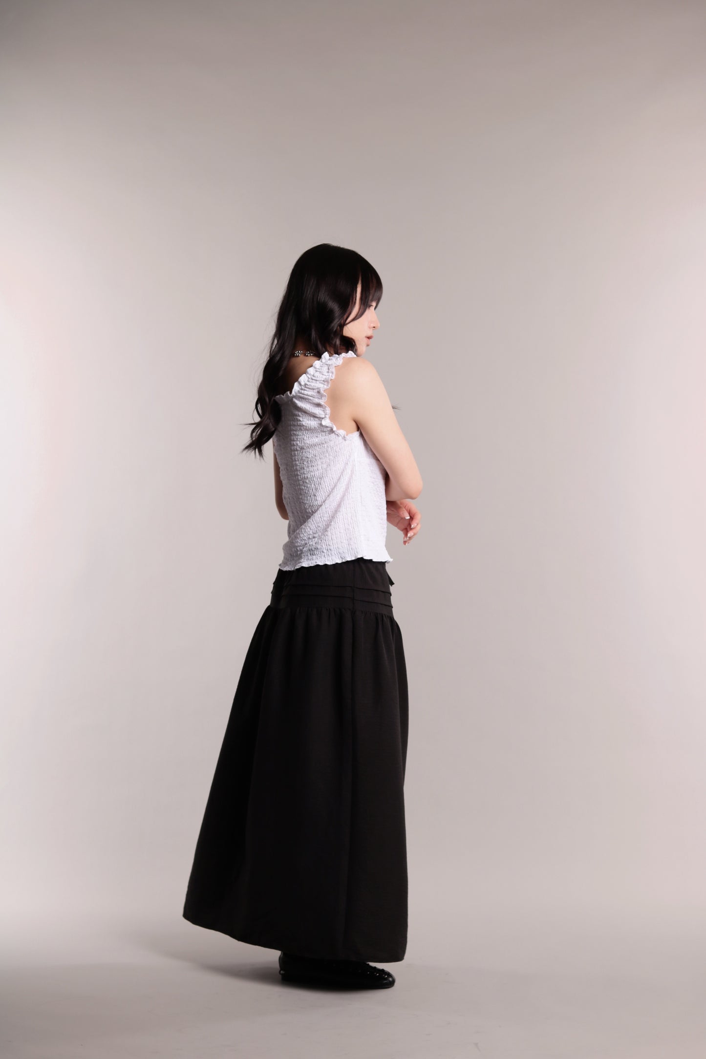 Gathered Top (White)