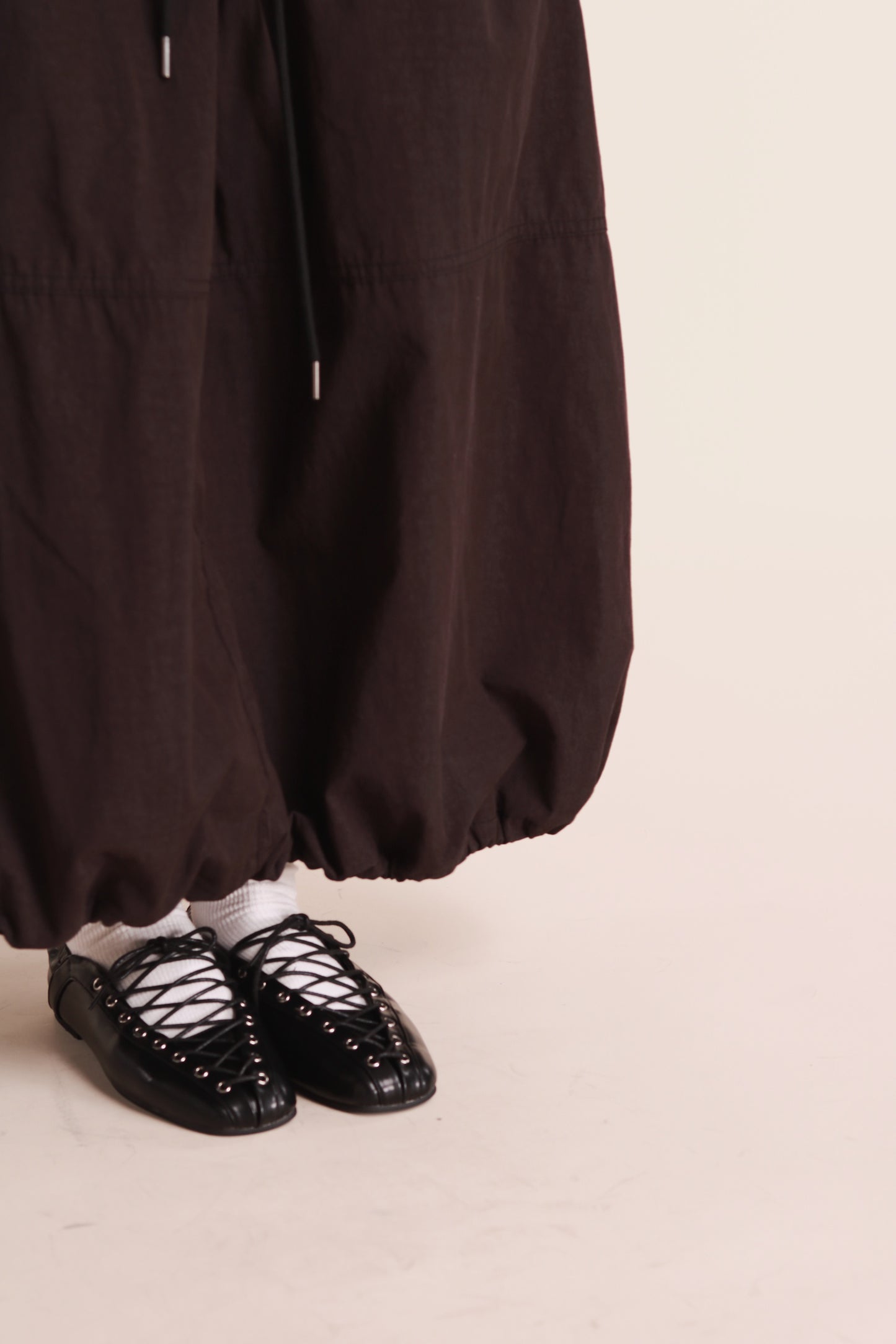 Winter Bubble Cloud Skirt (Black)