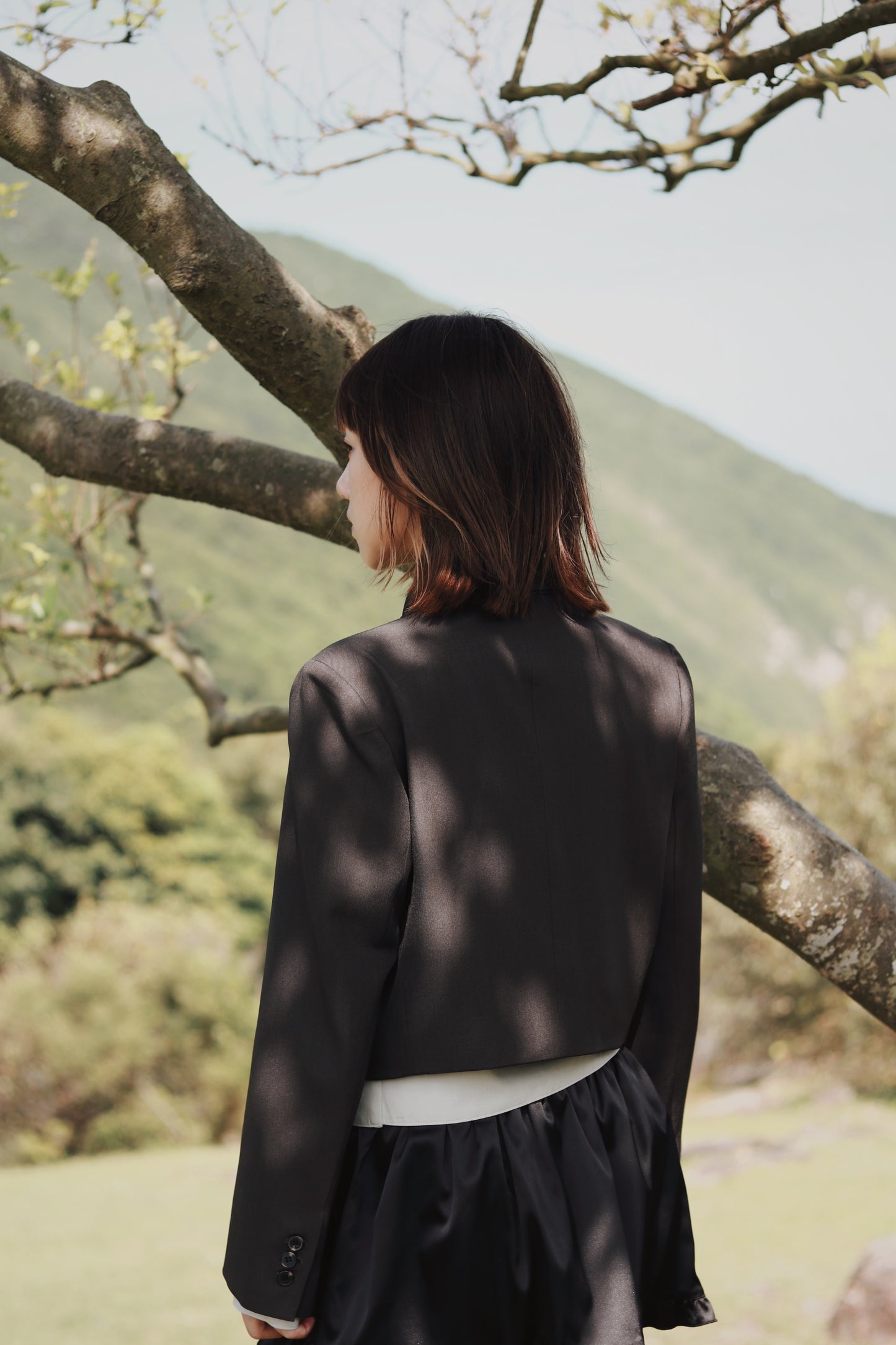 Doll Mini Ruffle Skirt (Black)