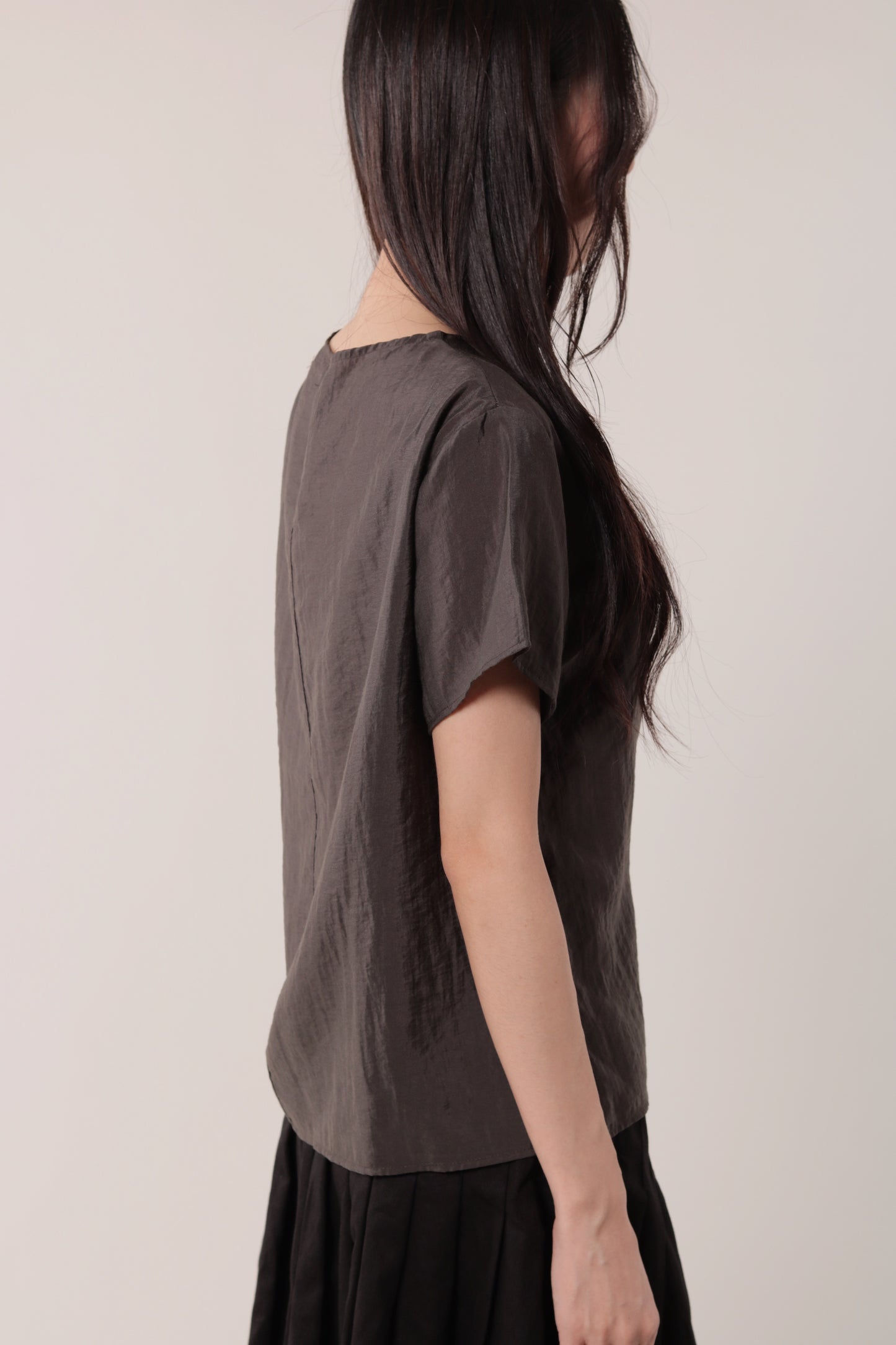 Asymmetric Twist Top (Brown)