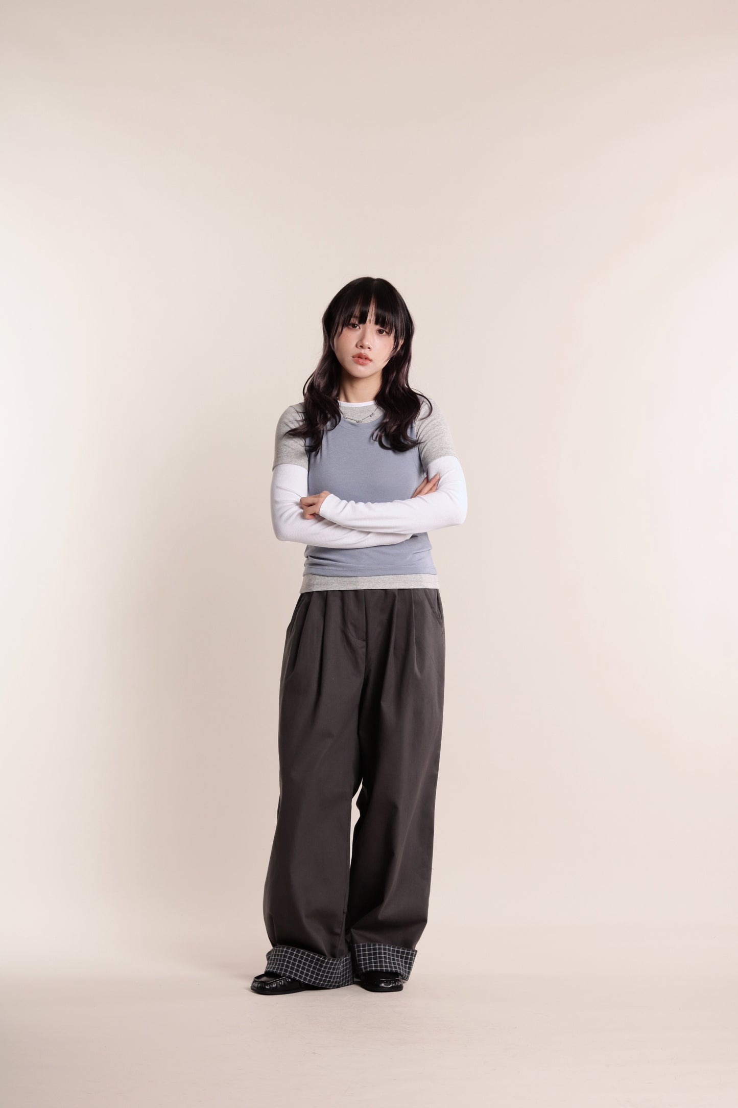 Aria Layered Top (Sky)