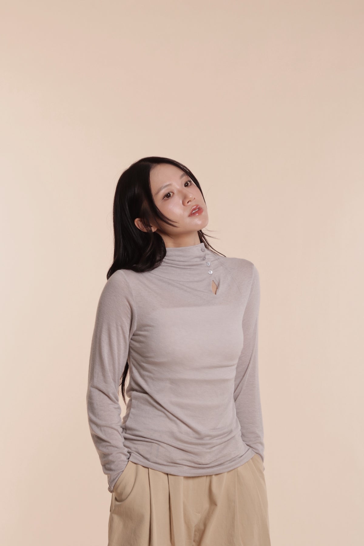 Jenny Daily Top (Light Grey)