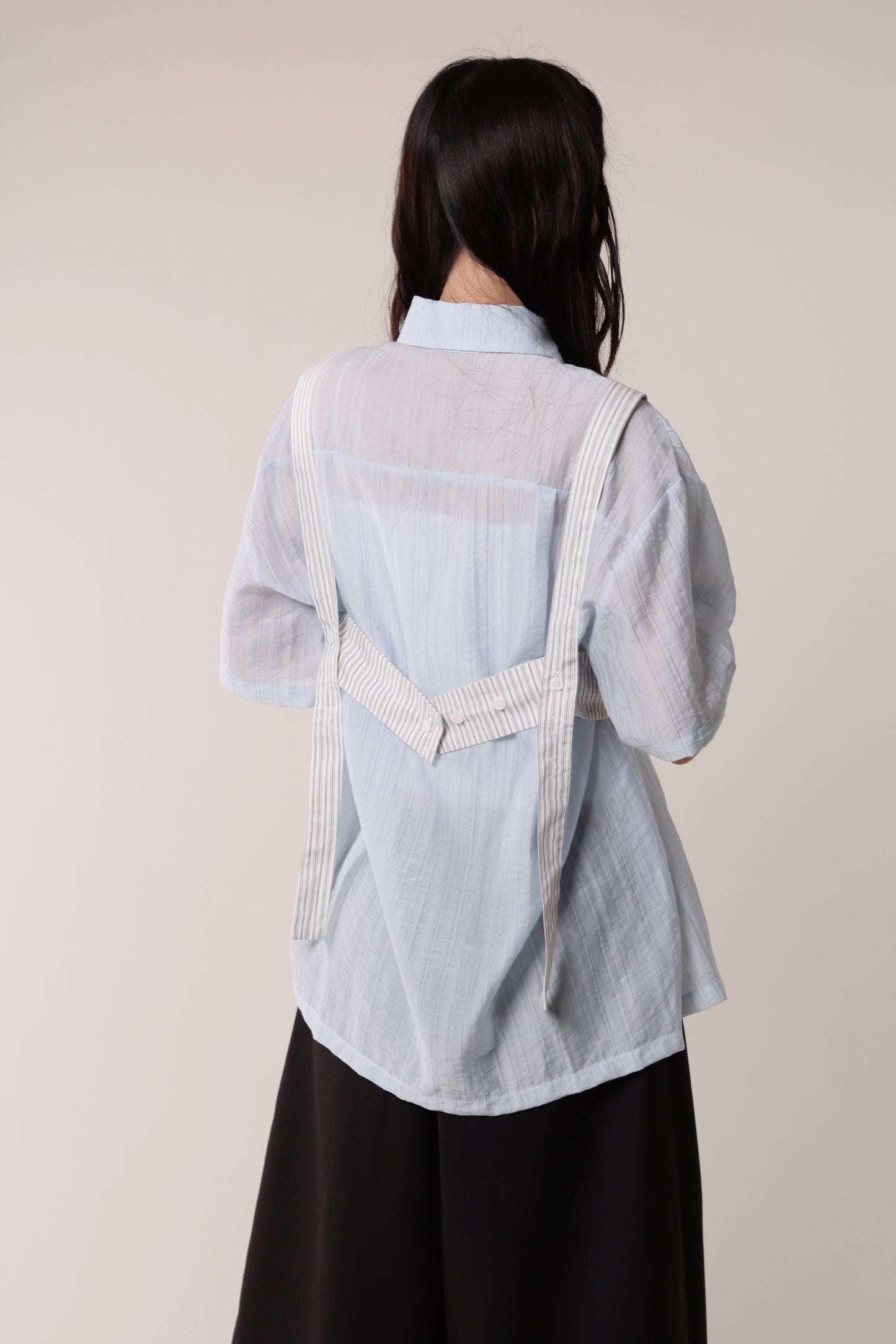 Striped Vest (Ivory)