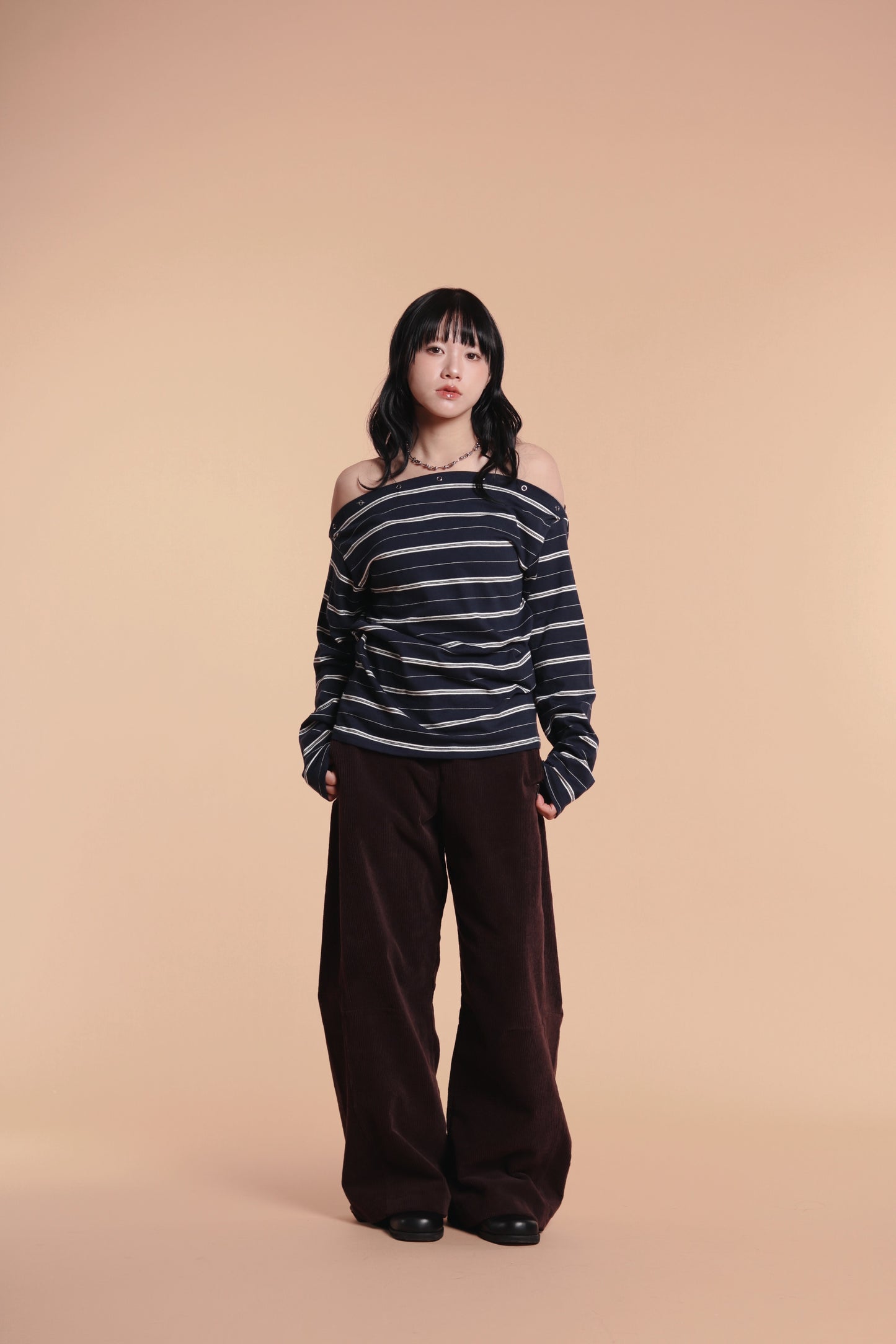Marie Corduroy Pants (Brown)