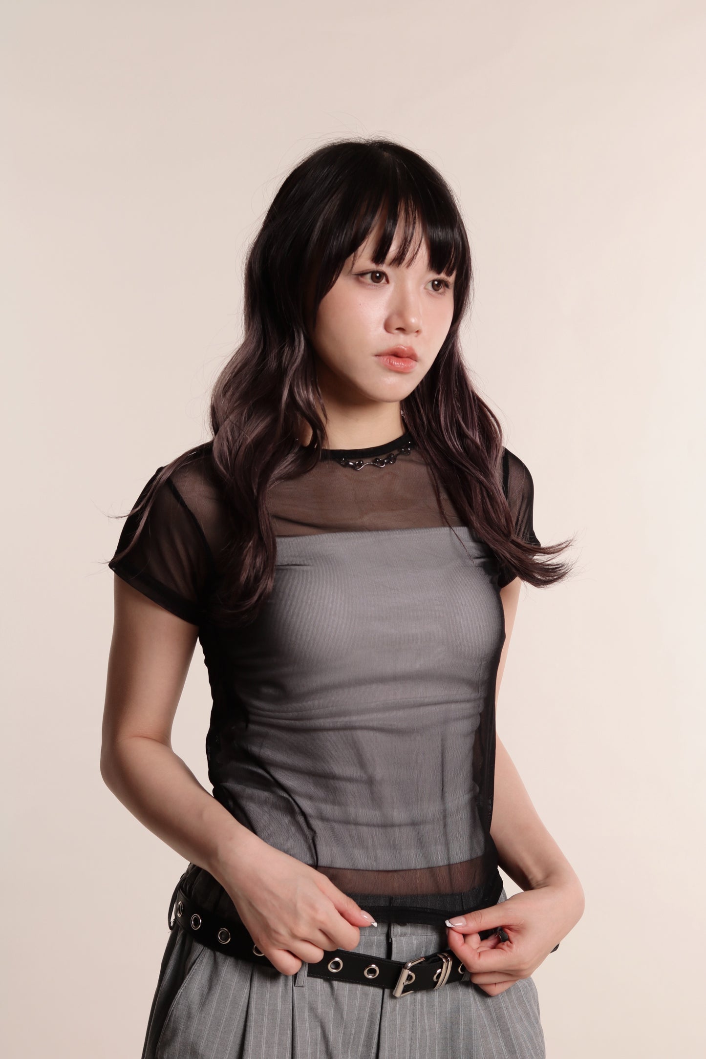 Summer See Through Tee (Black)