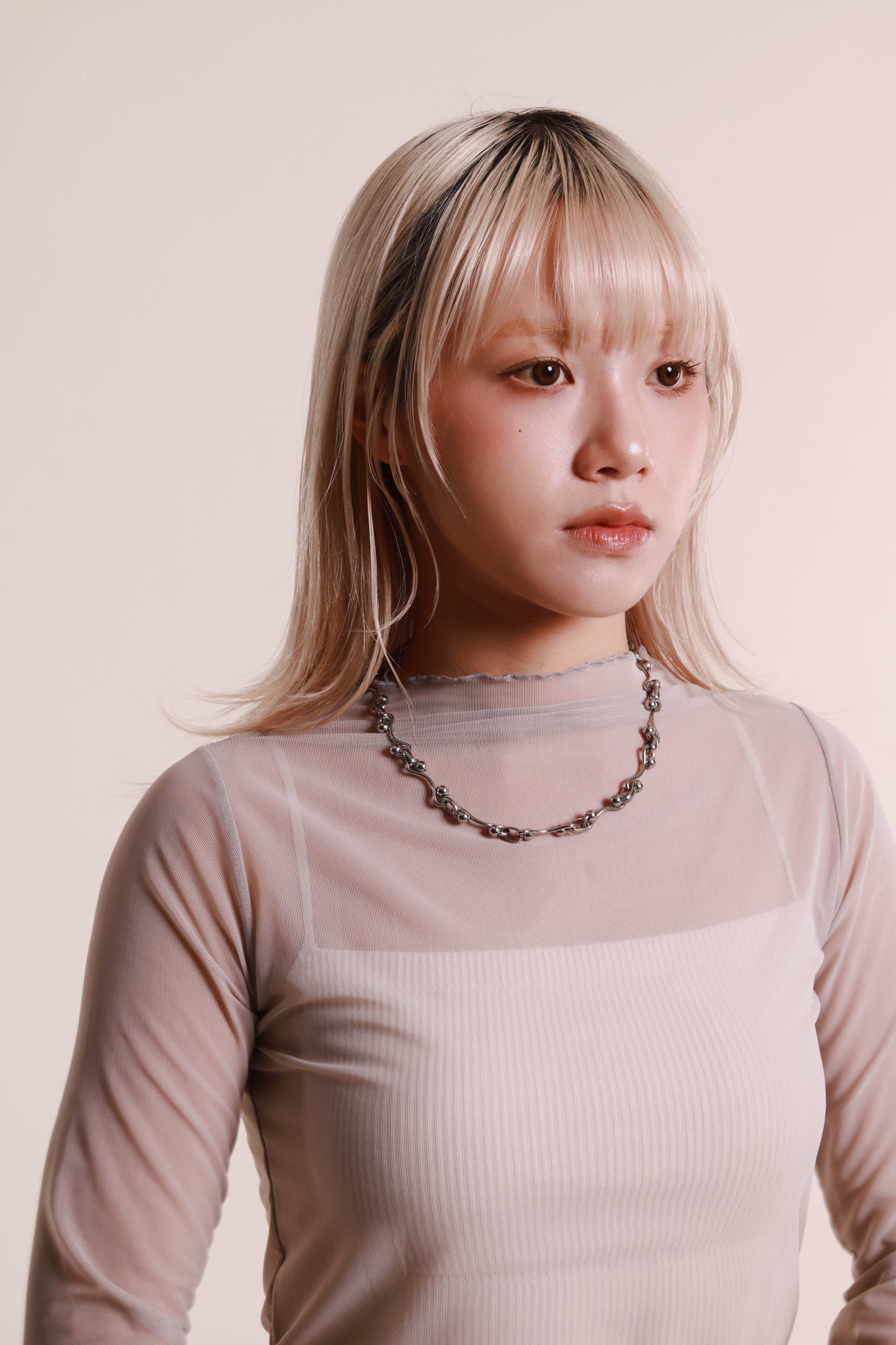 Daily See Through Top (Grey)