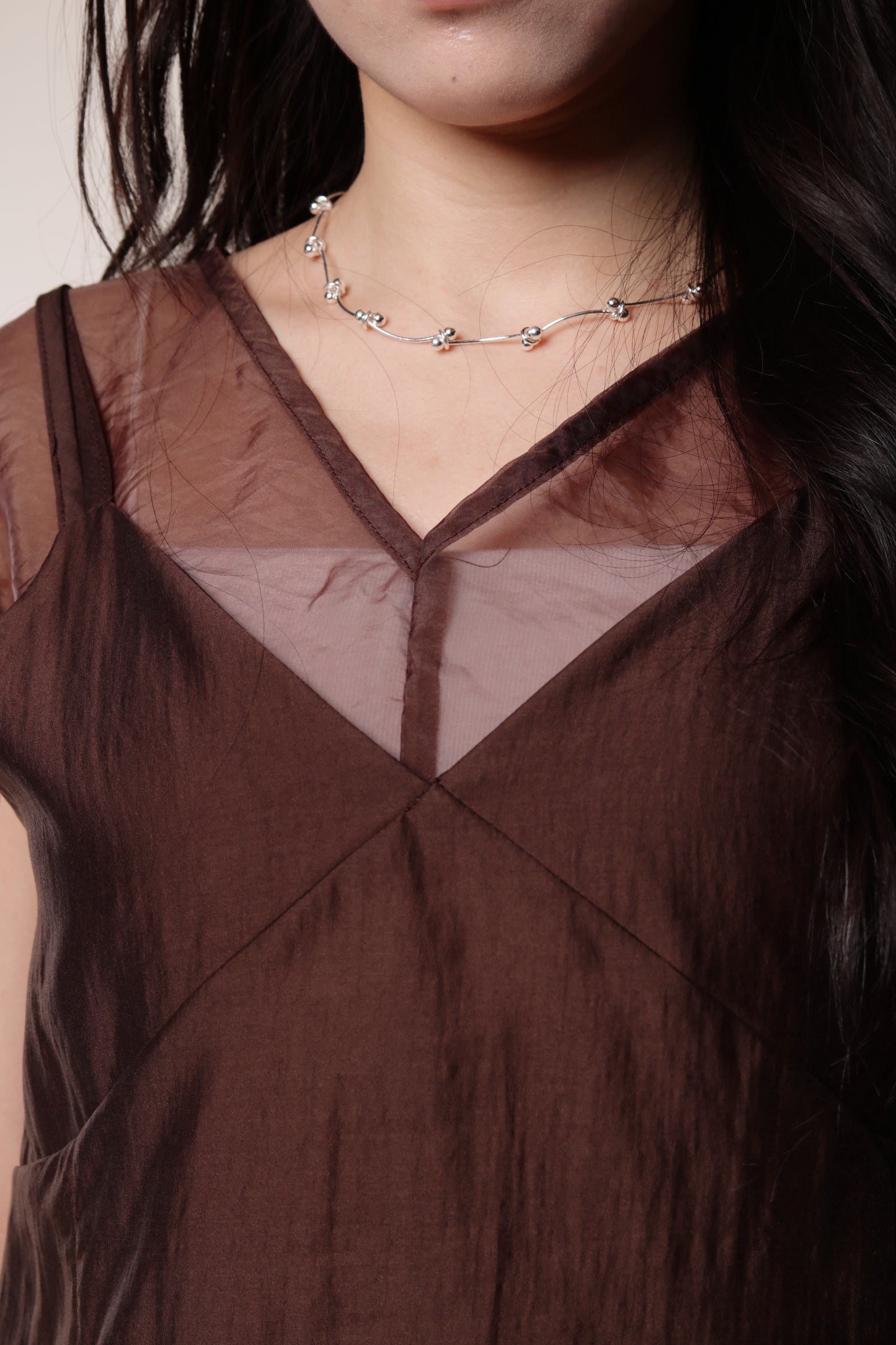 Chaya Layered Top (Brown)