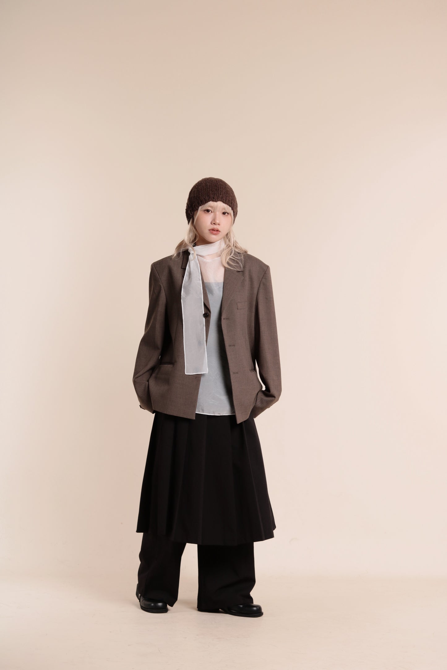 Doll See Through Blouse (White)