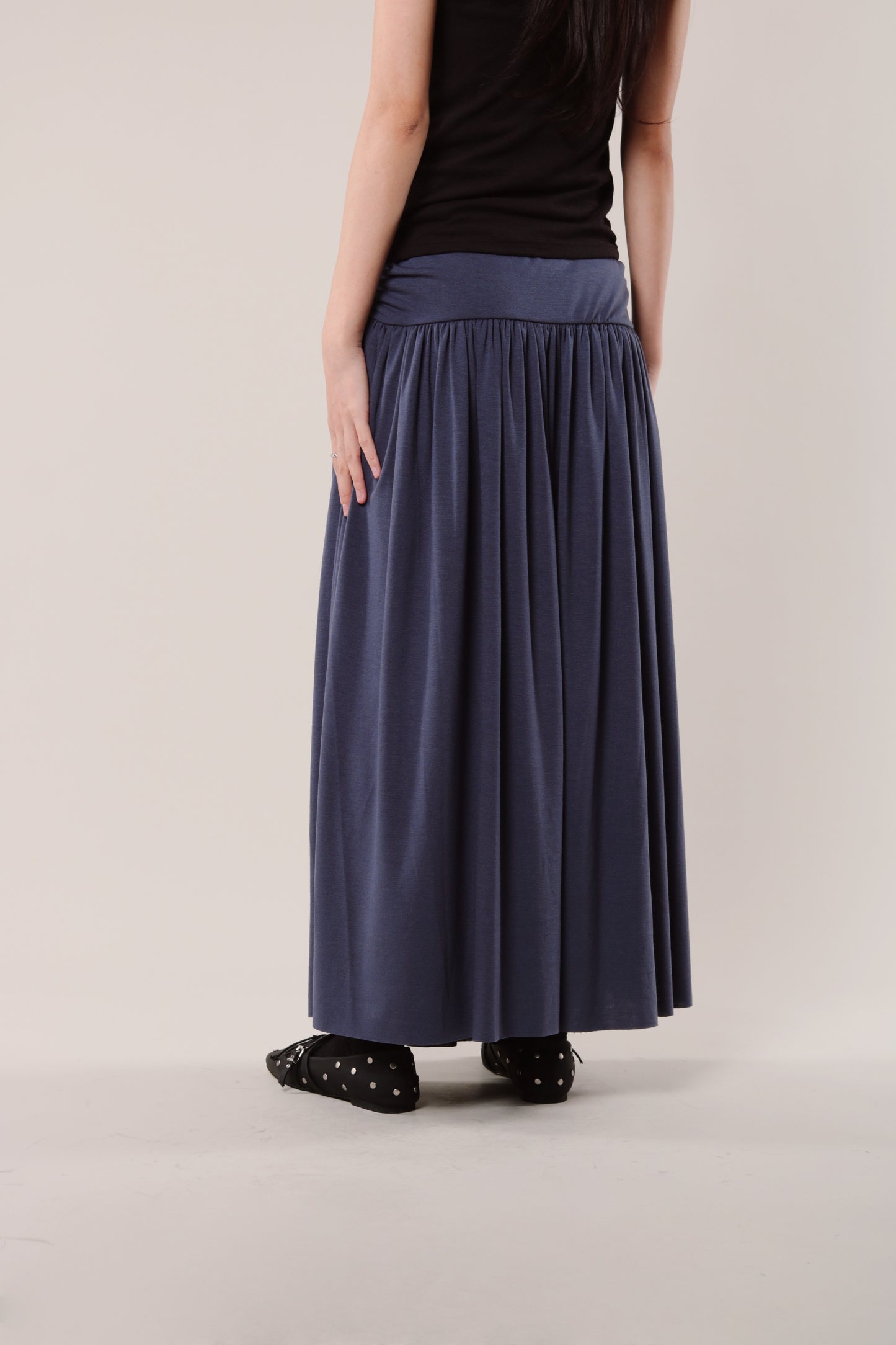 Softy Lazy Skirt (Navy)