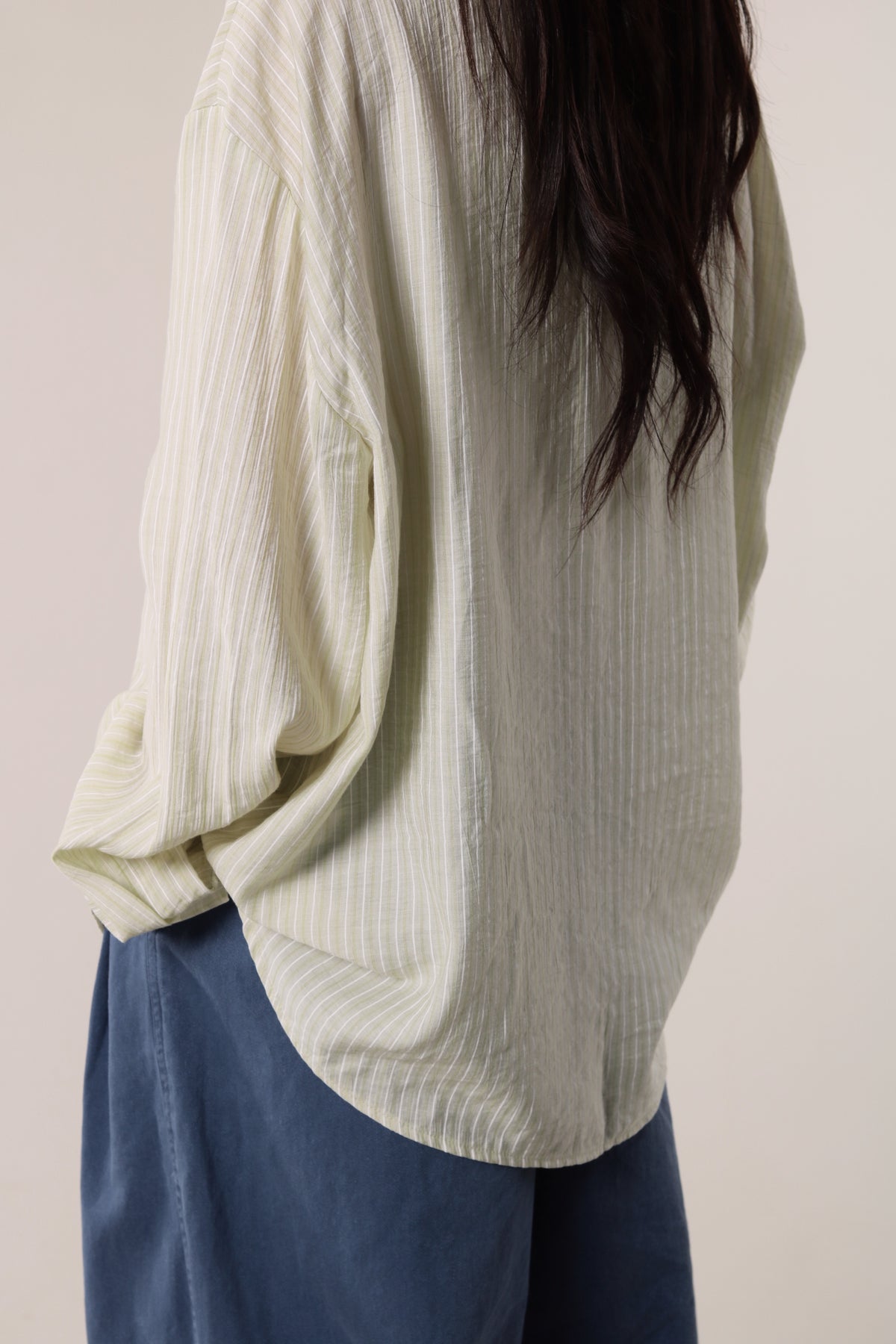 Autumn Striped Shirt (Lime)