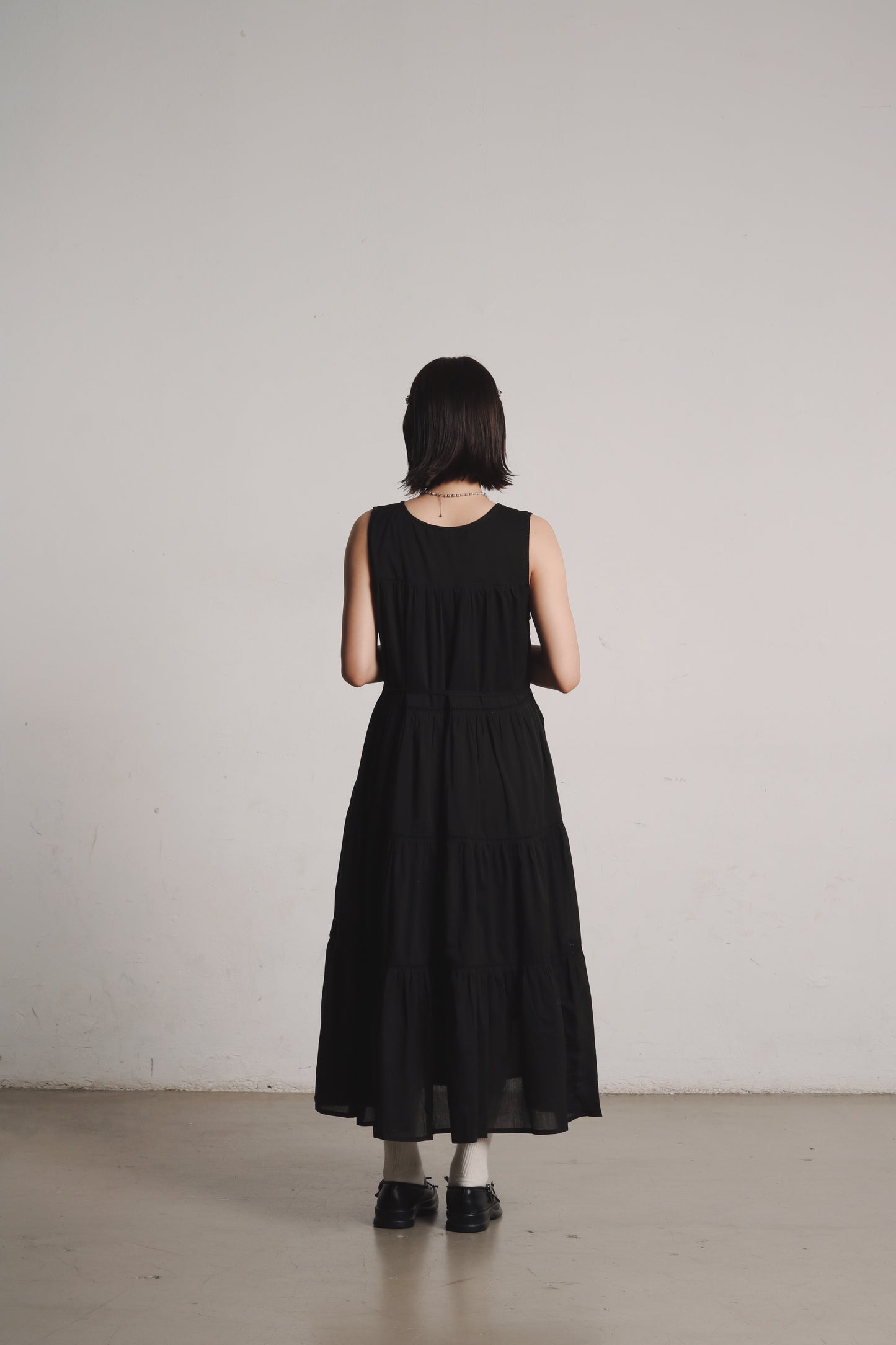 Doll Tiered Dress (Black)