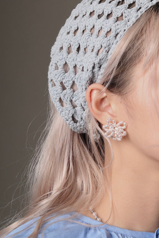 Pearl Flower Earrings (Small)