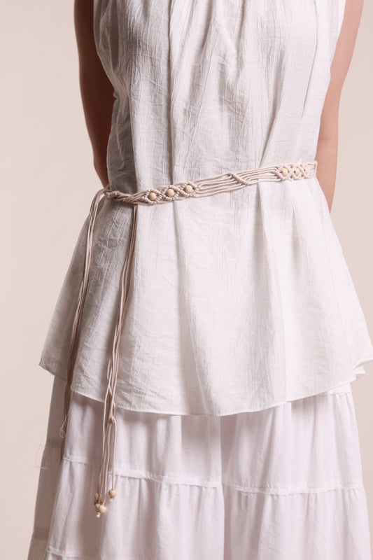 Boho Belt (Brown/Ivory)