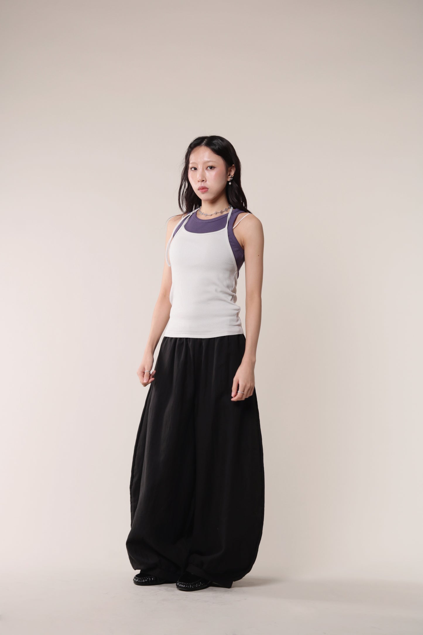 Slim Halter Top (Grey)