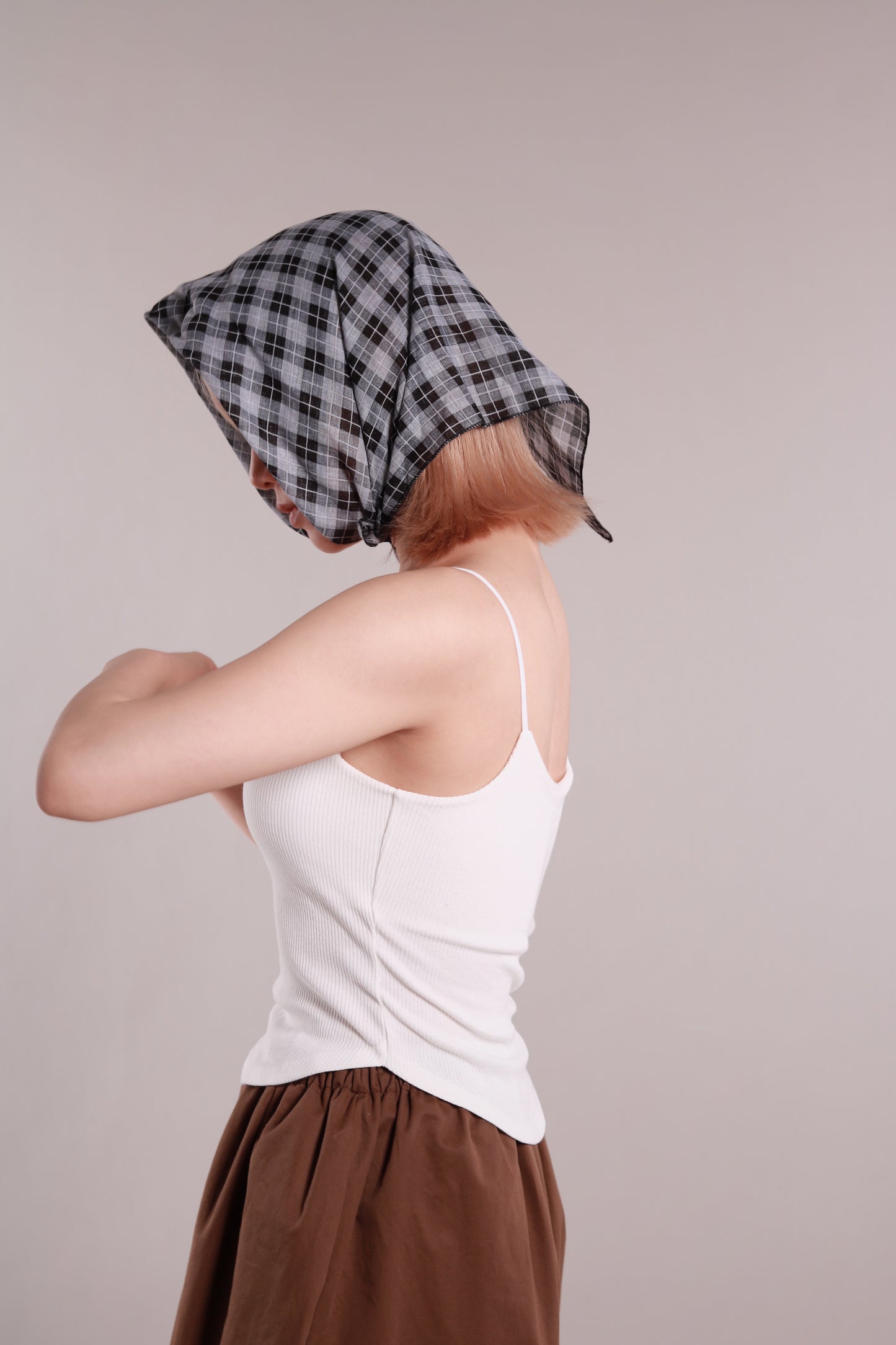 Scoop Bra Top (White)