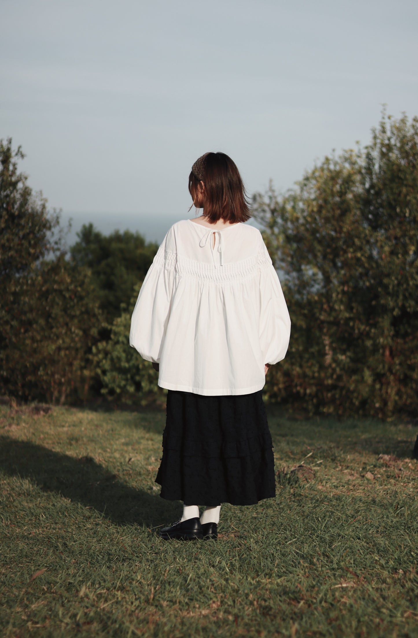 Ribbon Headband (Black/Brown/Grey/Ivory/Pink)