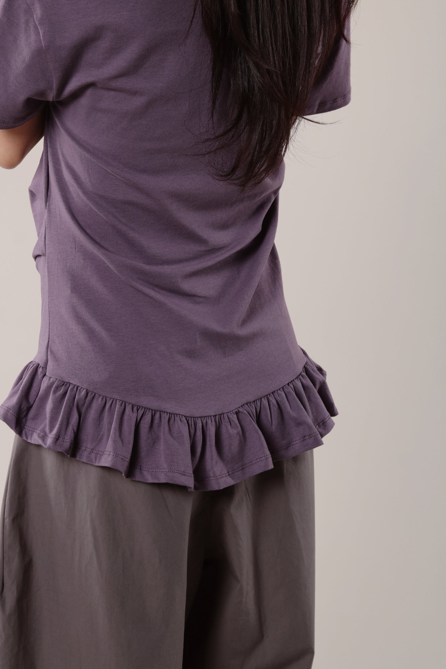 Ruffle Top (Purple)