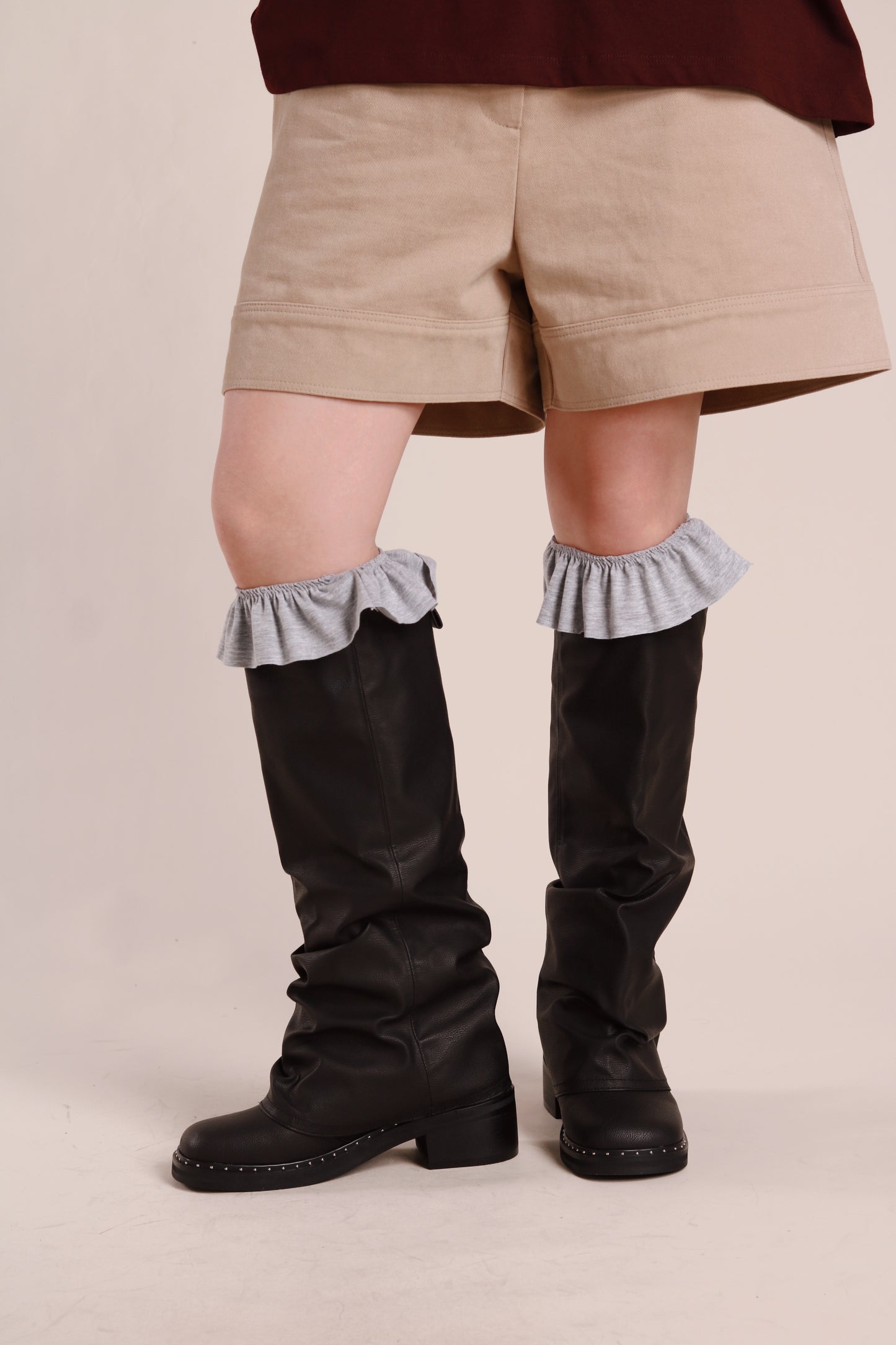 Ruffle Socks (Grey)