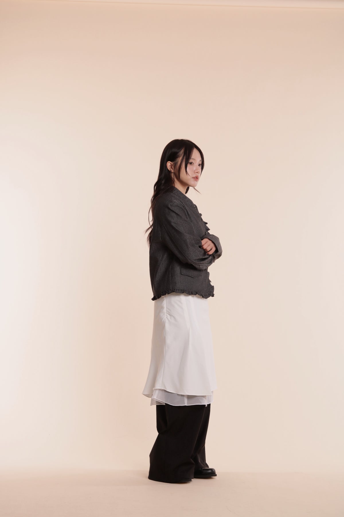 Edgy Skirt (White)