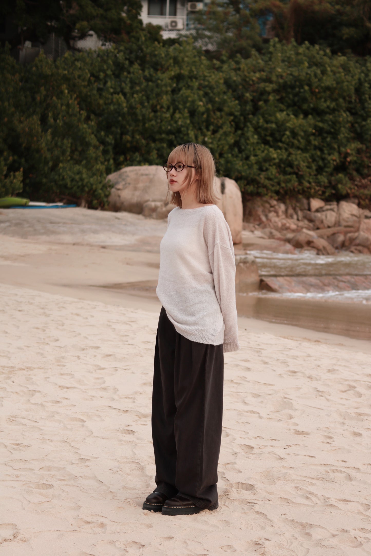 Spring Sweater (Light Grey)