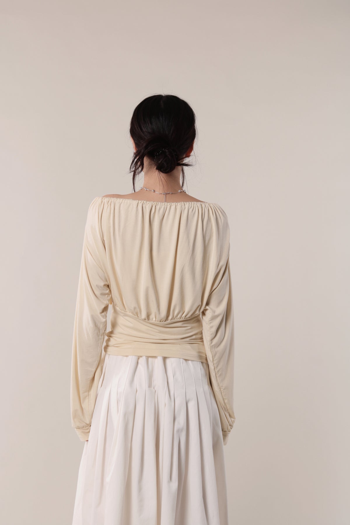 Luna Gathered Top (Yellow)