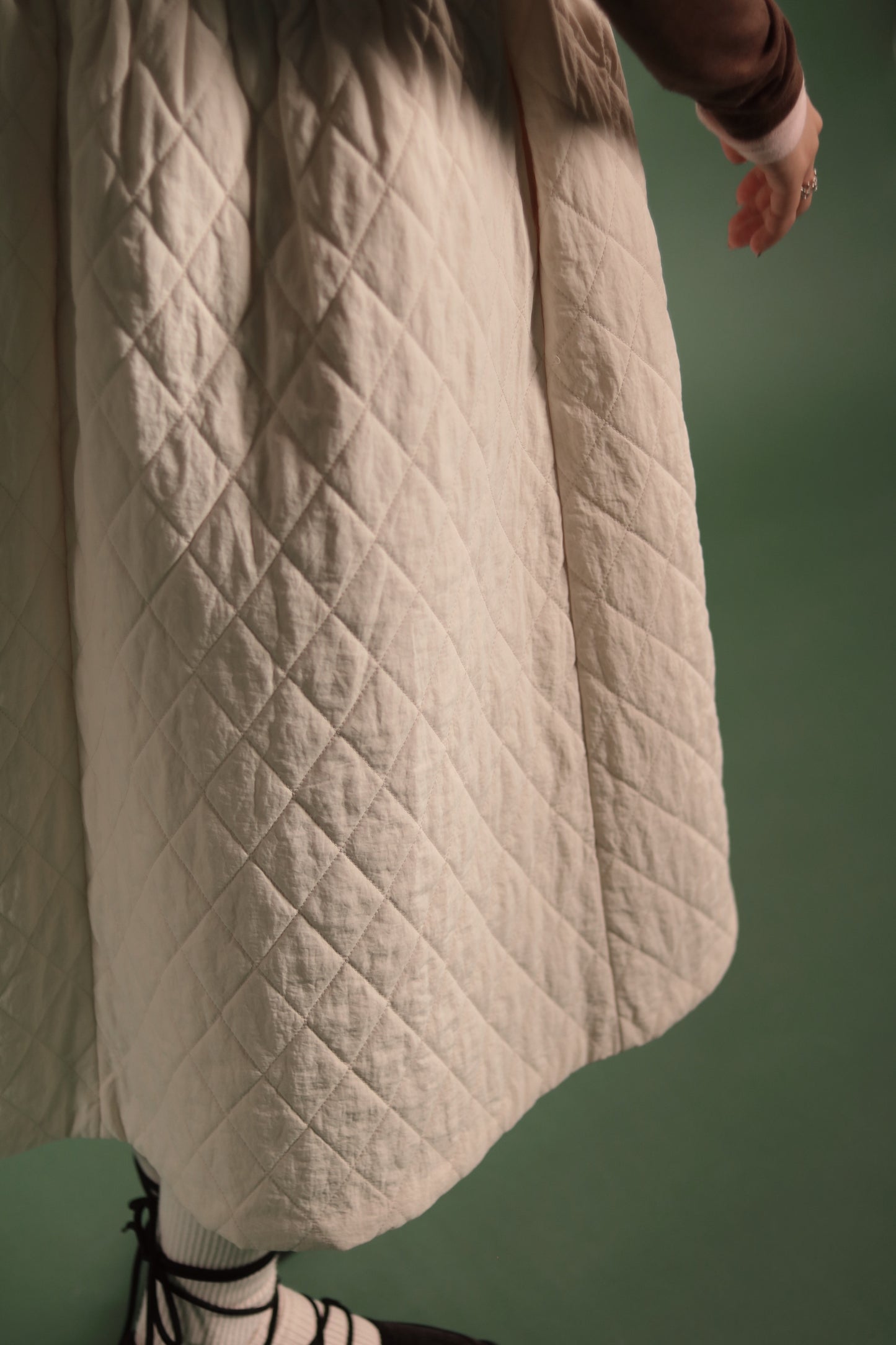 Doll Padded Dress (Ivory)